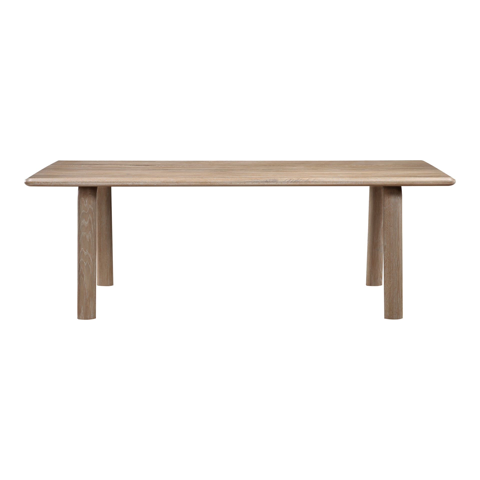 Waverly - Rectangular Top Dining Table Seats 10, Natural White Oak