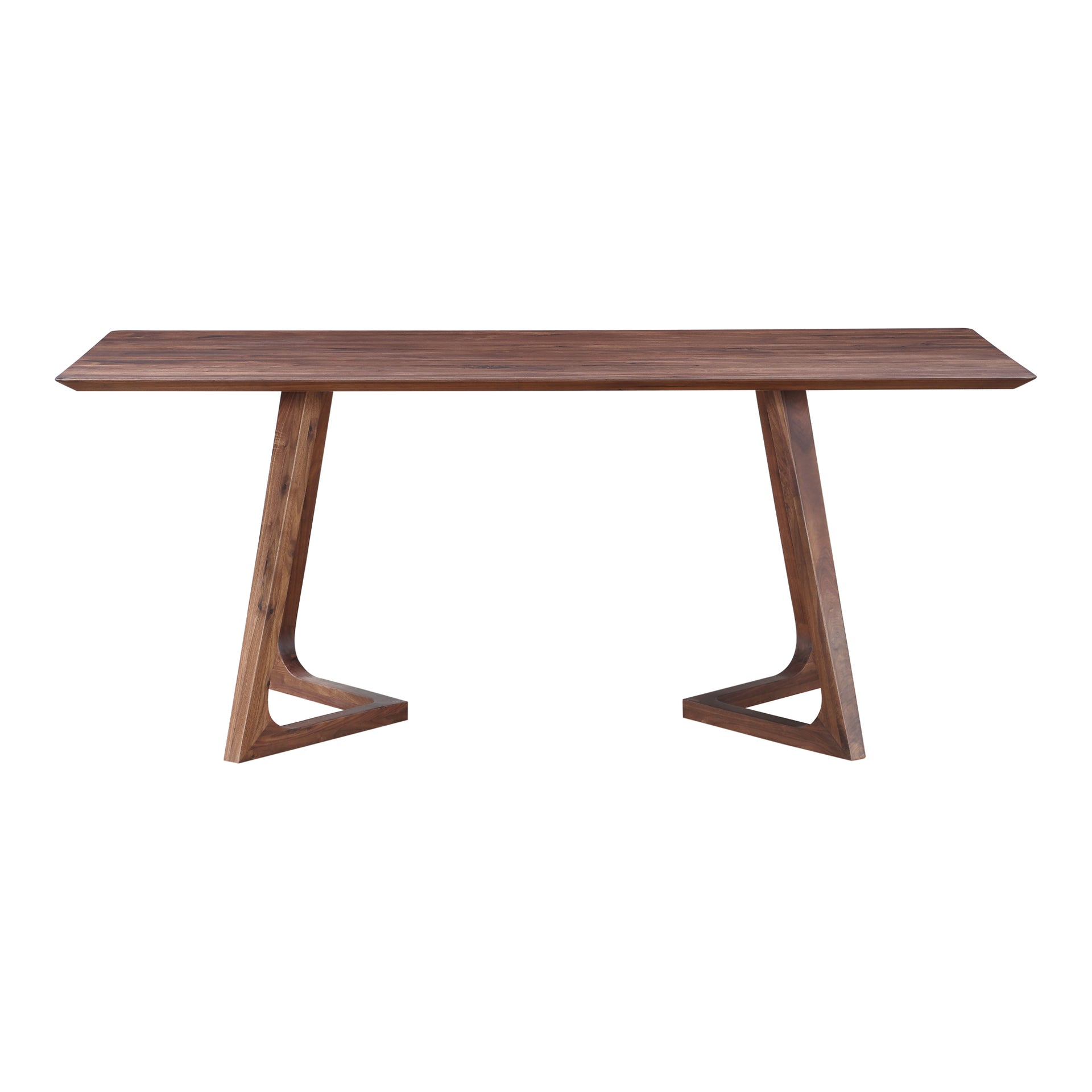 Carina, Rectangular Dining Table Solid Walnut, Brown - Seats 8