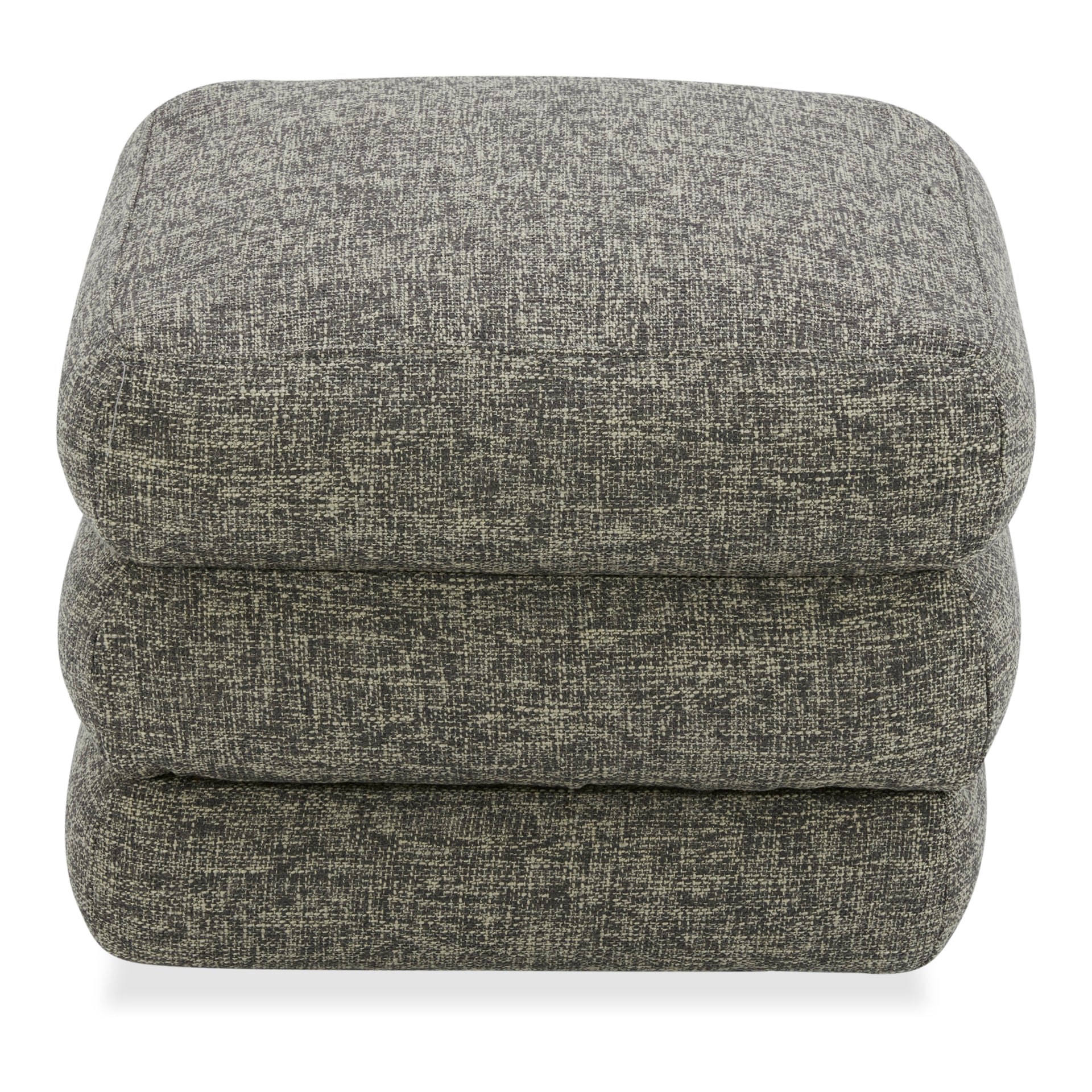 Lucien Bench, Kiln-Dried Wood Frame, Stone Tweed Upholstery, Contemporary Design