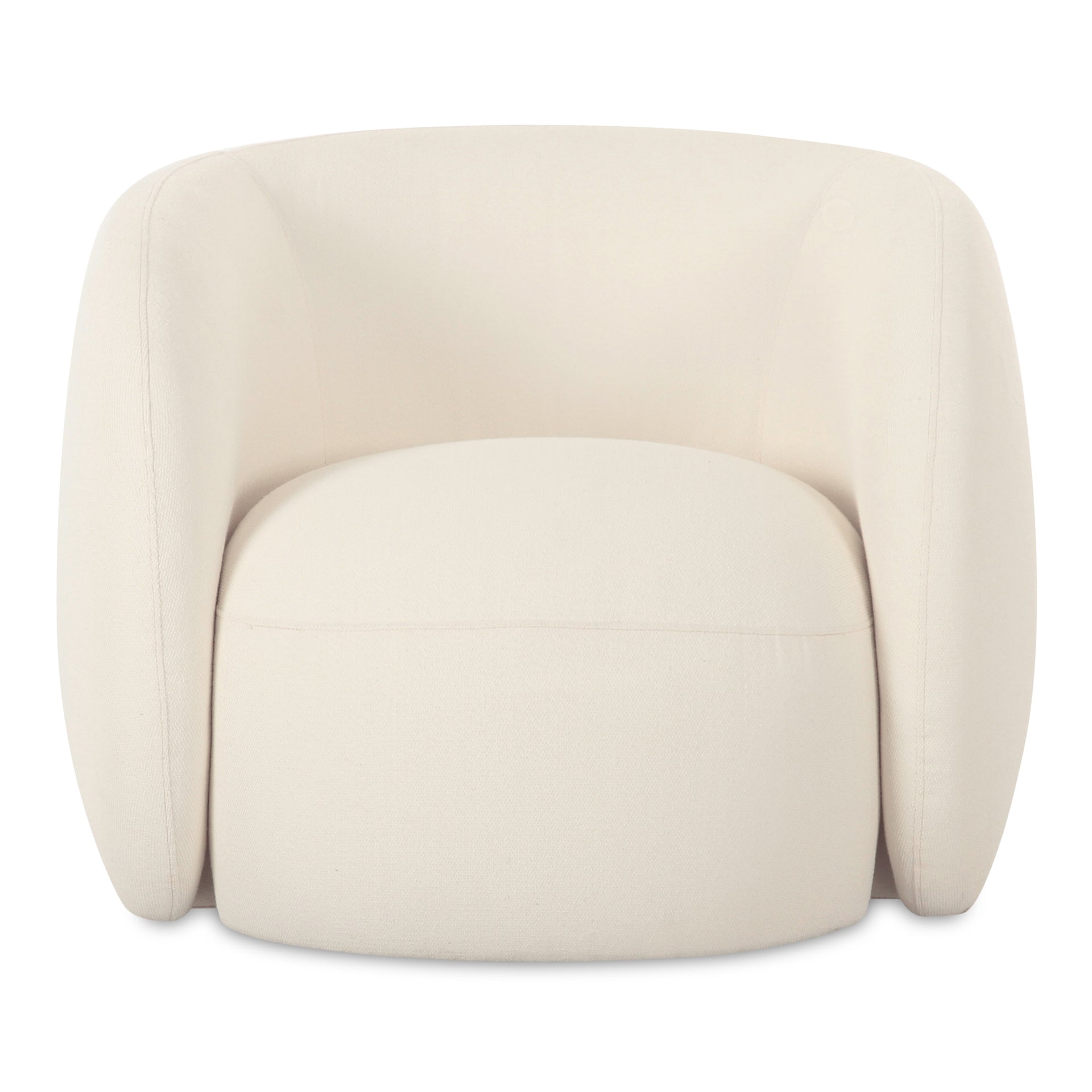 Ellis, Occasional Chair, Water-Resistant Polyester Upholstery, Antiseptic Plywood Frame, Cream