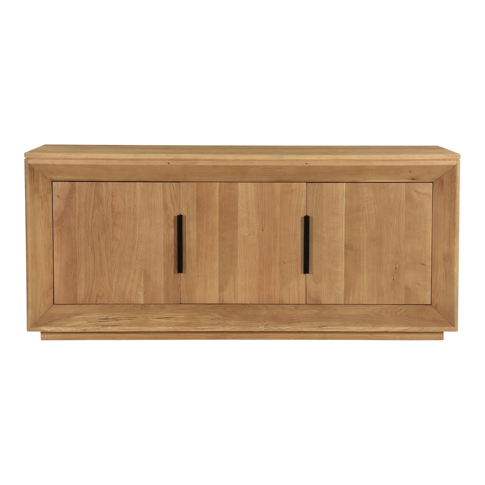 Geo Sideboard, Solid Oak, Natural Finish, Square, Natural Oak
