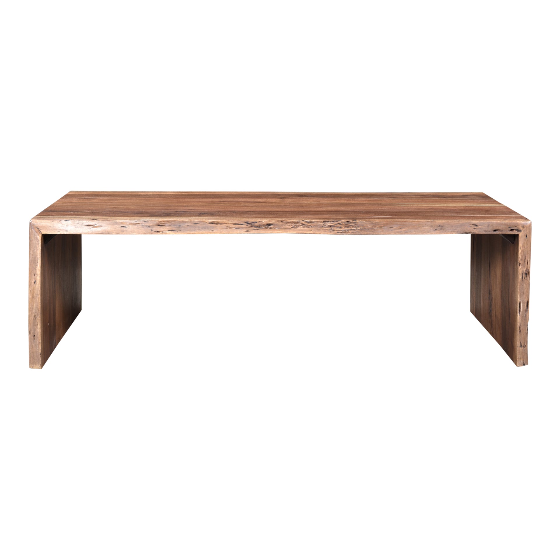 Herald, Scandinavian Coffee Table Rectangular Shape Solid Acacia, Natural Finish