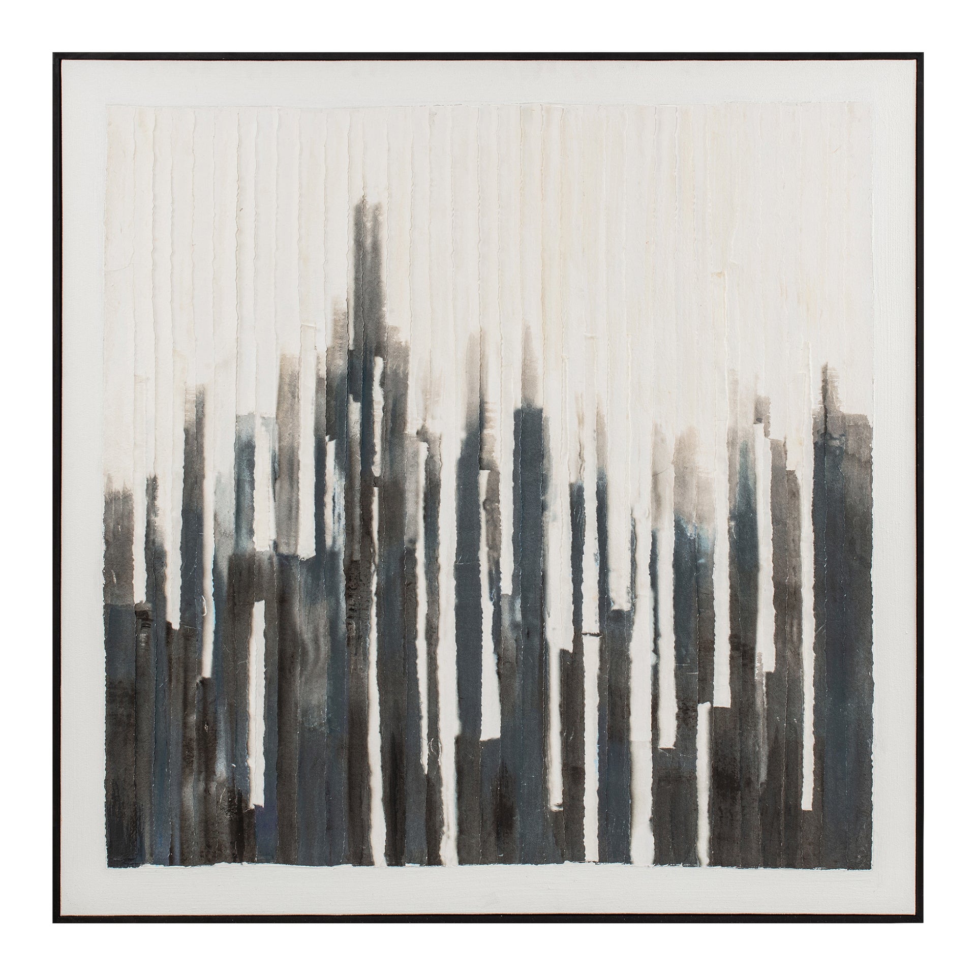 Ingram Framed Painting, Acrylic on Parchment with Solid Pine Wood Frame