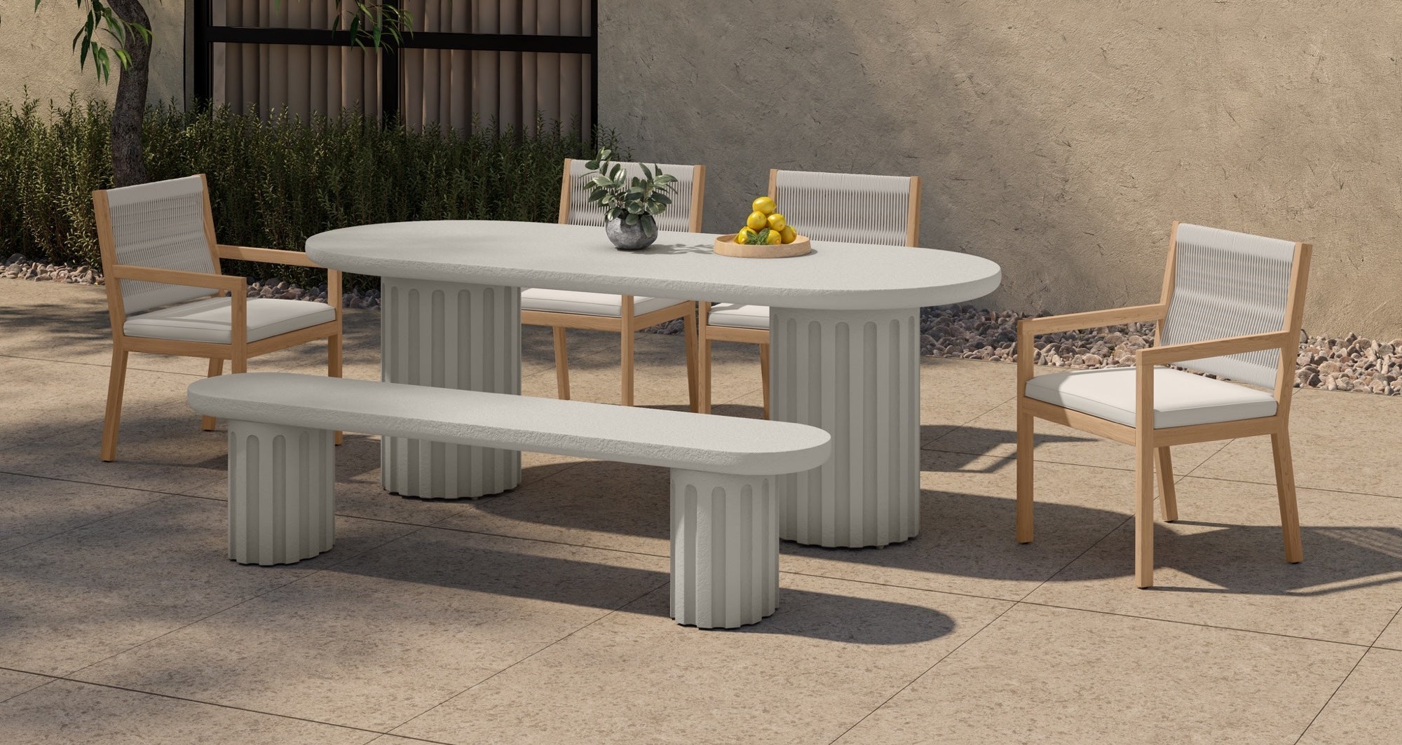 Outdoor Dining Benches