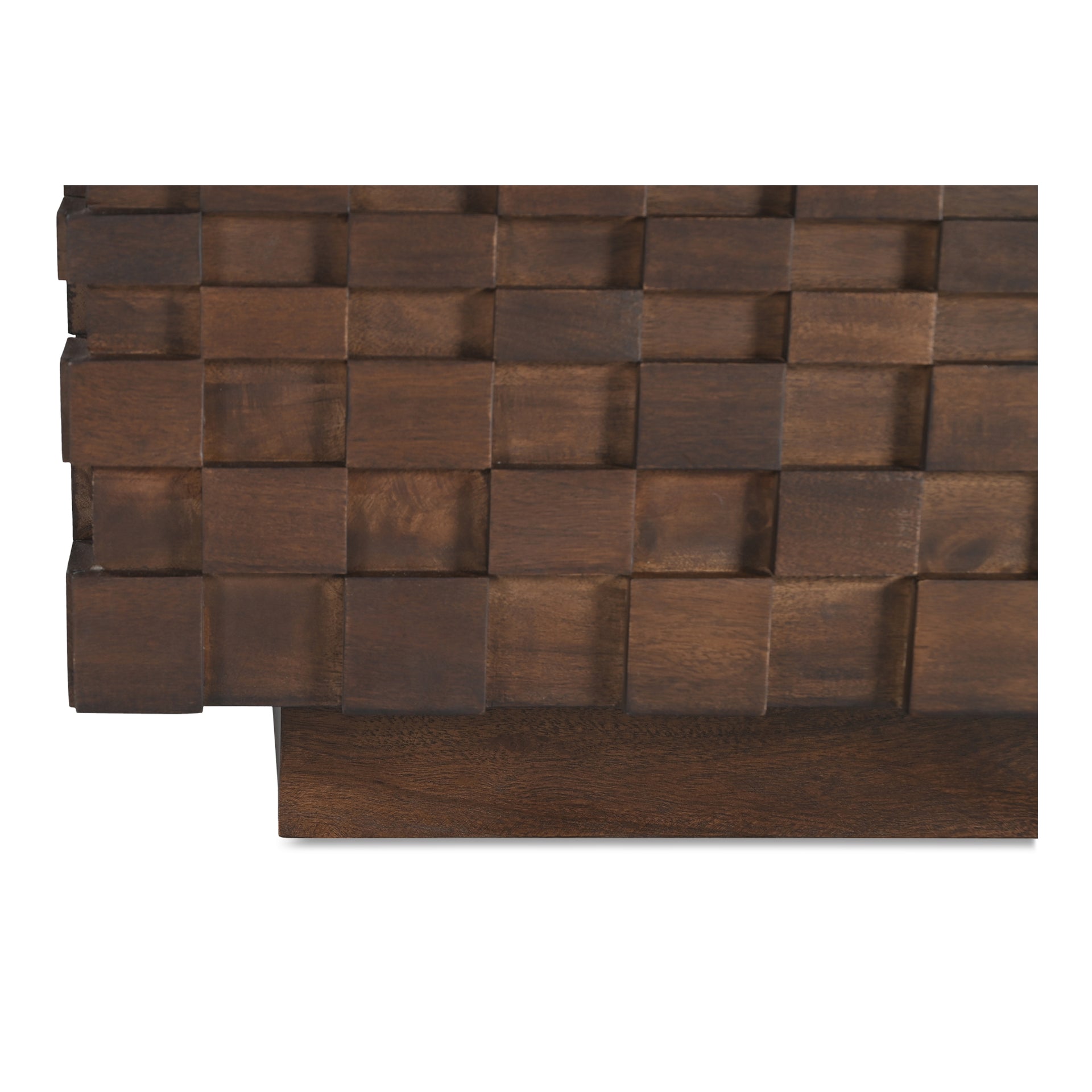 Keaton Coffee Table, Square Acacia Wood, Acacia Veneer, Brown Finish