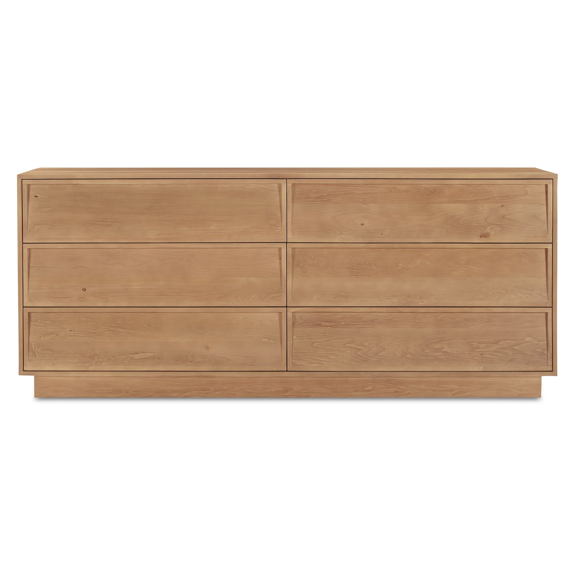 Jamie Dresser, Hemlock Wood, 6 Push-to-Open Drawers, Inset Fronts, Natural