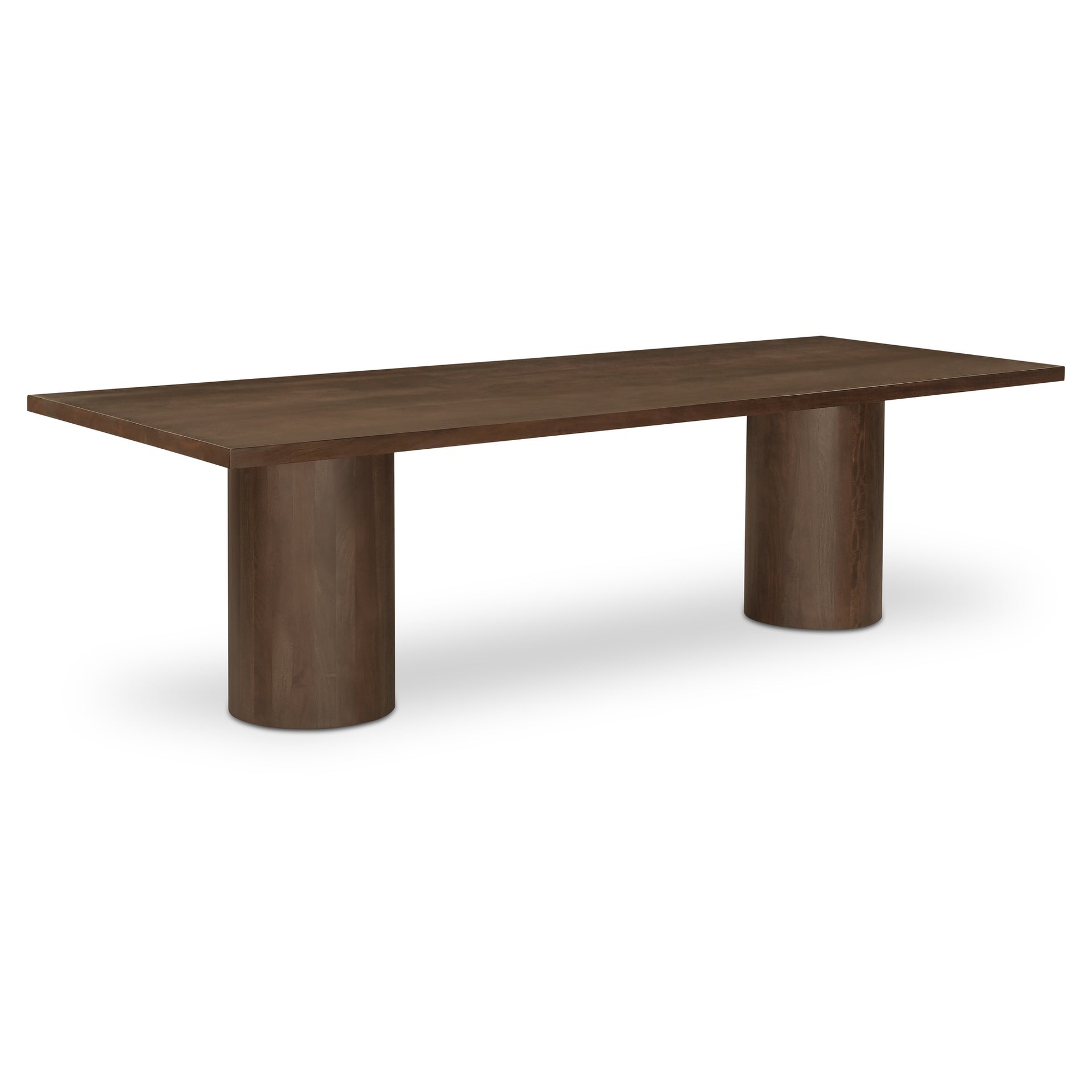 Elowynne Dining Table, Rectangular, Reclaimed Neem Wood, Iron Details, Seats Six, Warm Brown