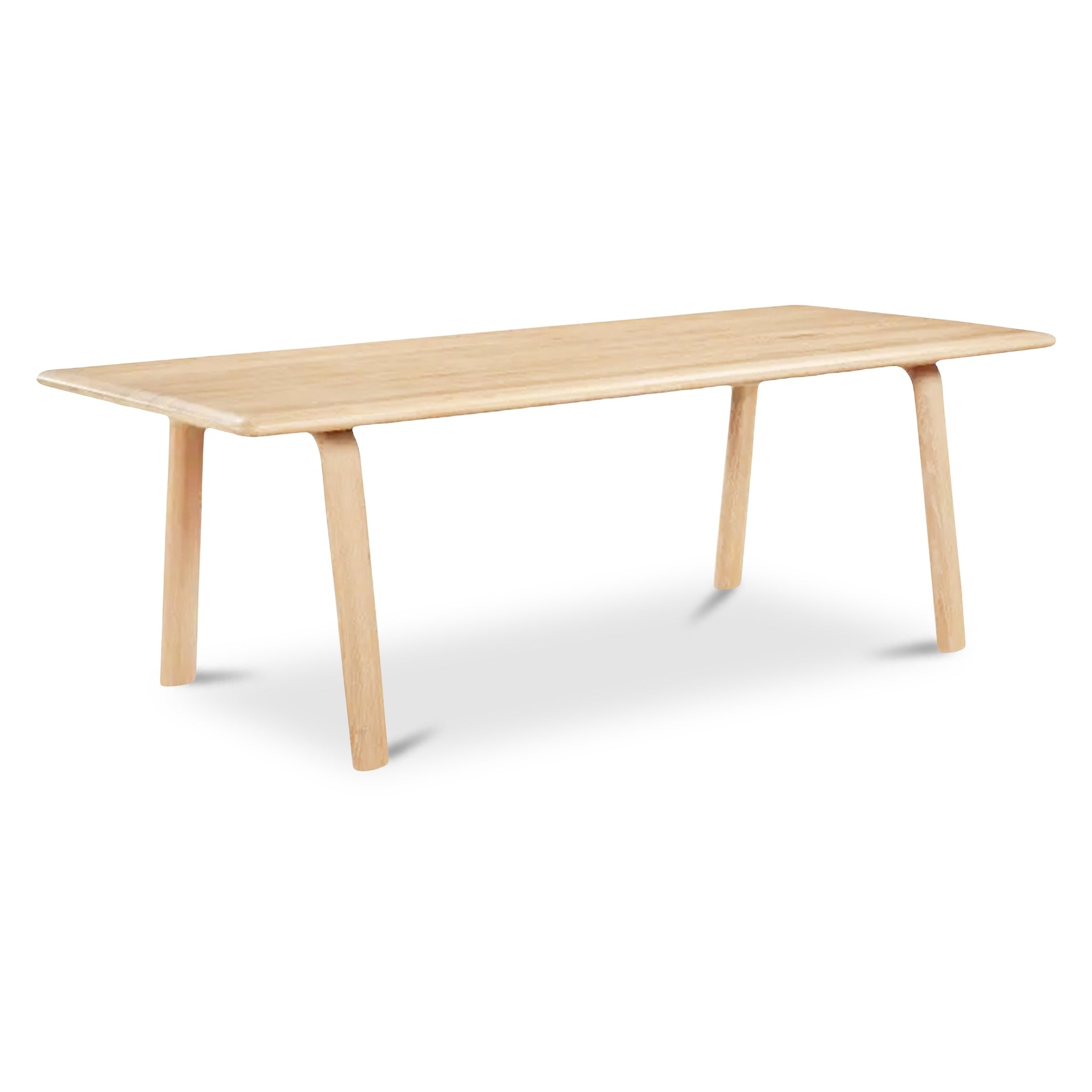 Waverly - Rectangular Top Dining Table Seats 10, Natural White Oak