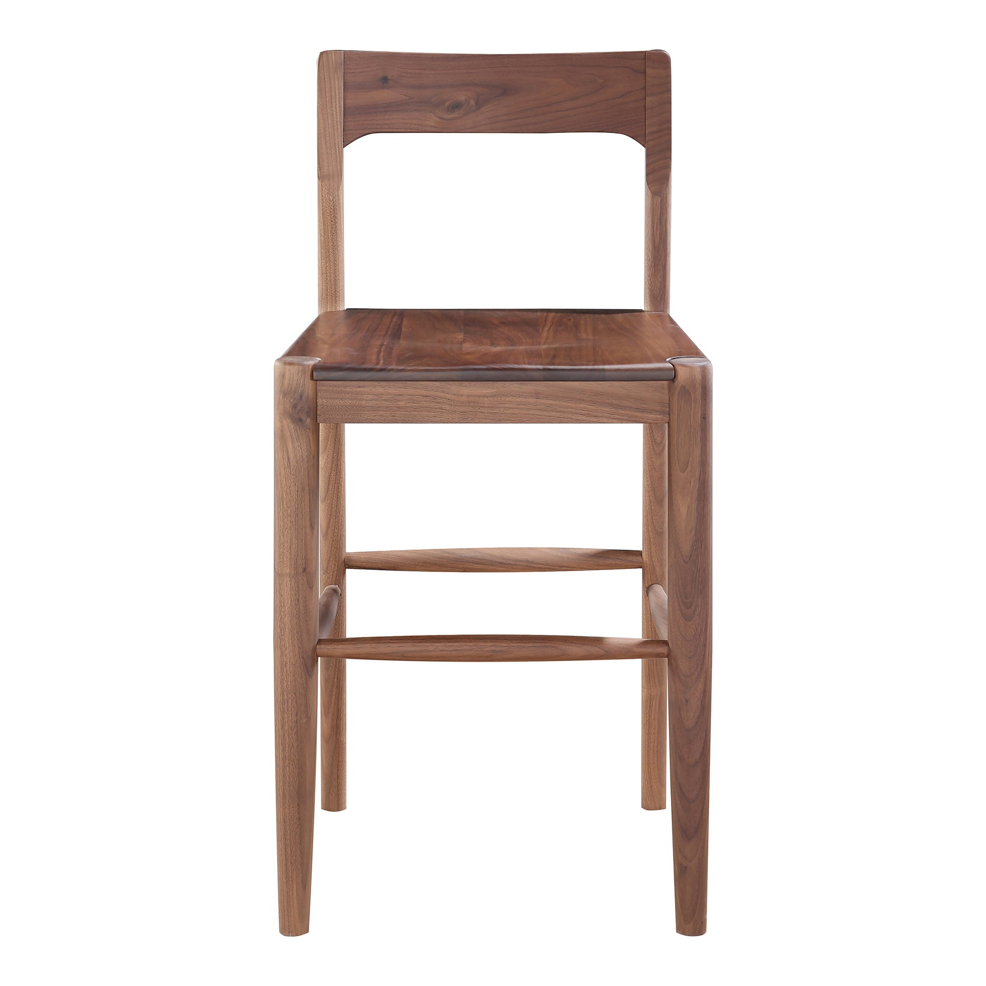 Katerina Counter Stool, Solid Walnut with Walnut Finish