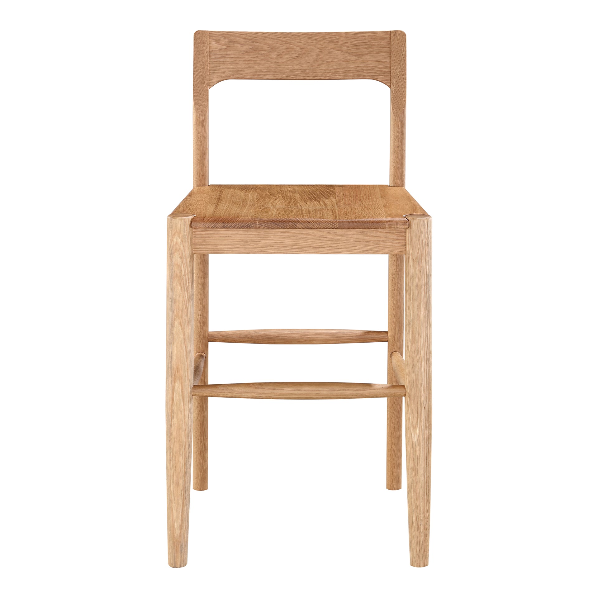 Katerina Counter Stool, Solid Oak with Natural Finish