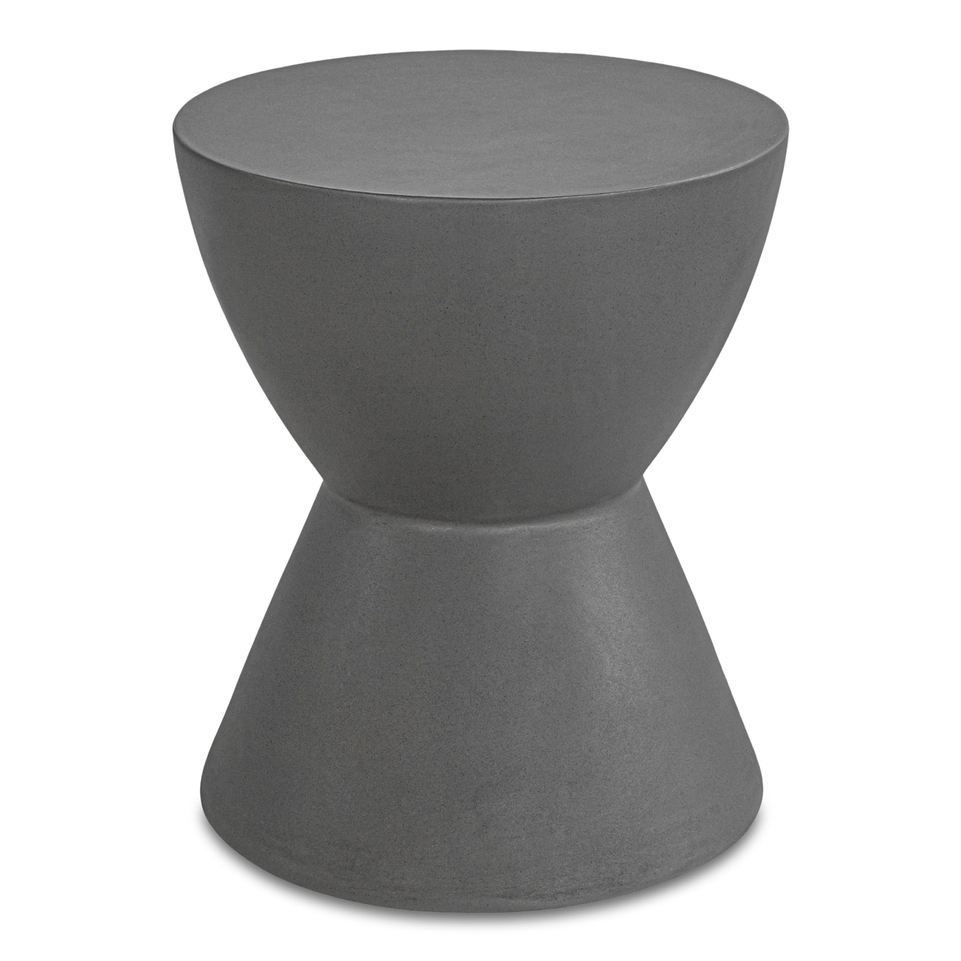 Cillian, Stool, Fiber Reinforced Concrete, Dark Grey