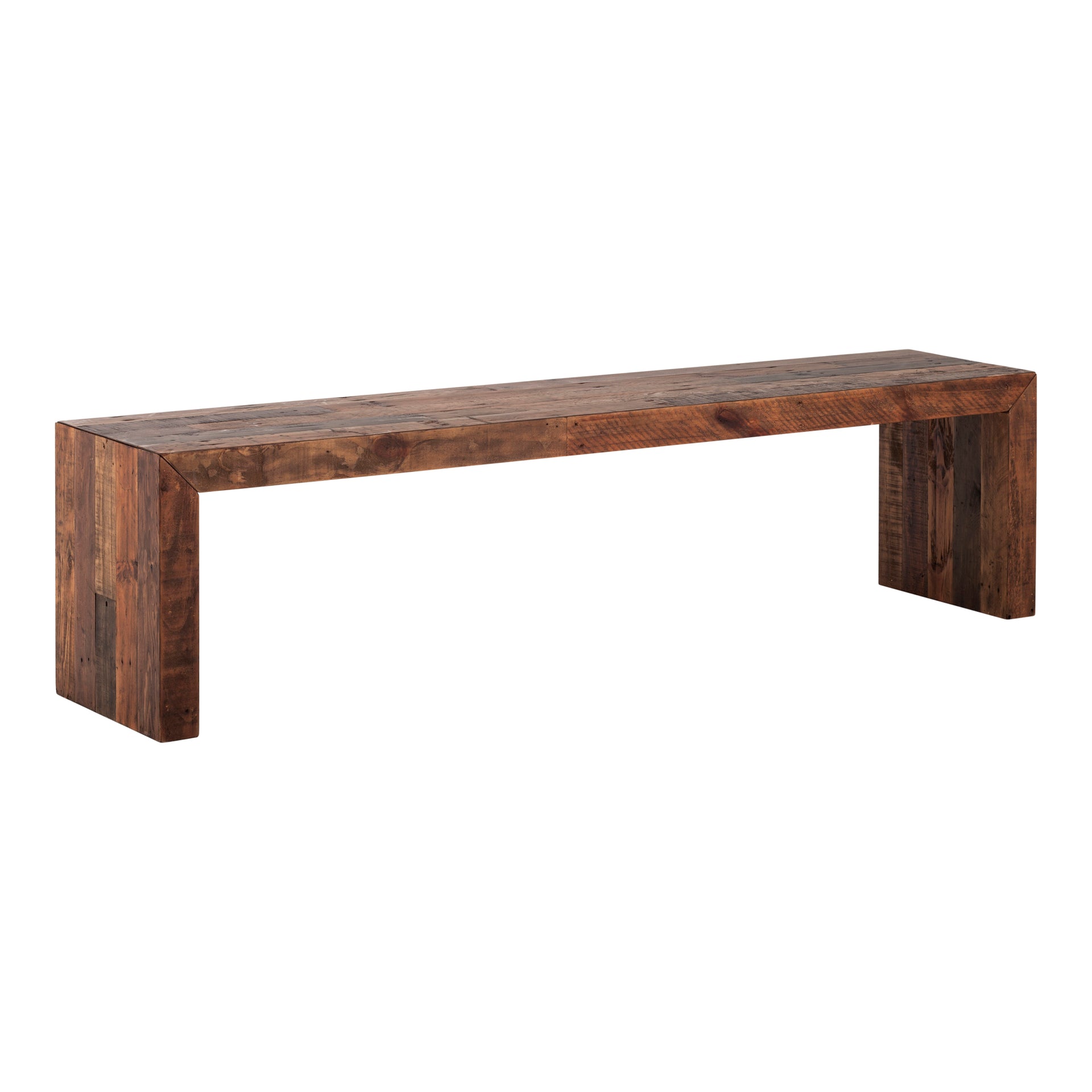 Classic Yuri Large Bench - Light Brown Elegance Meets Modern Functionality