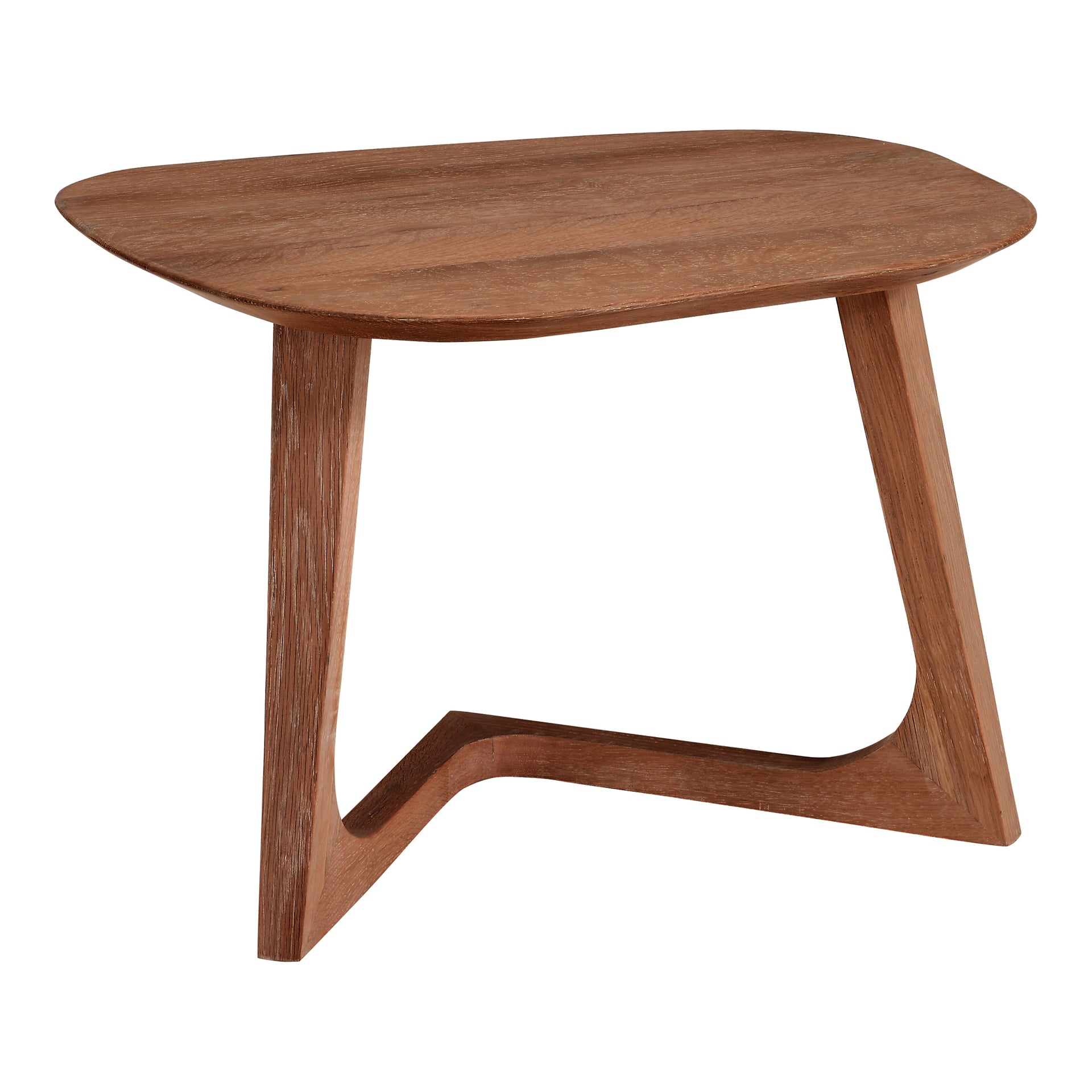 Carina Mid-Century Modern Walnut End Table