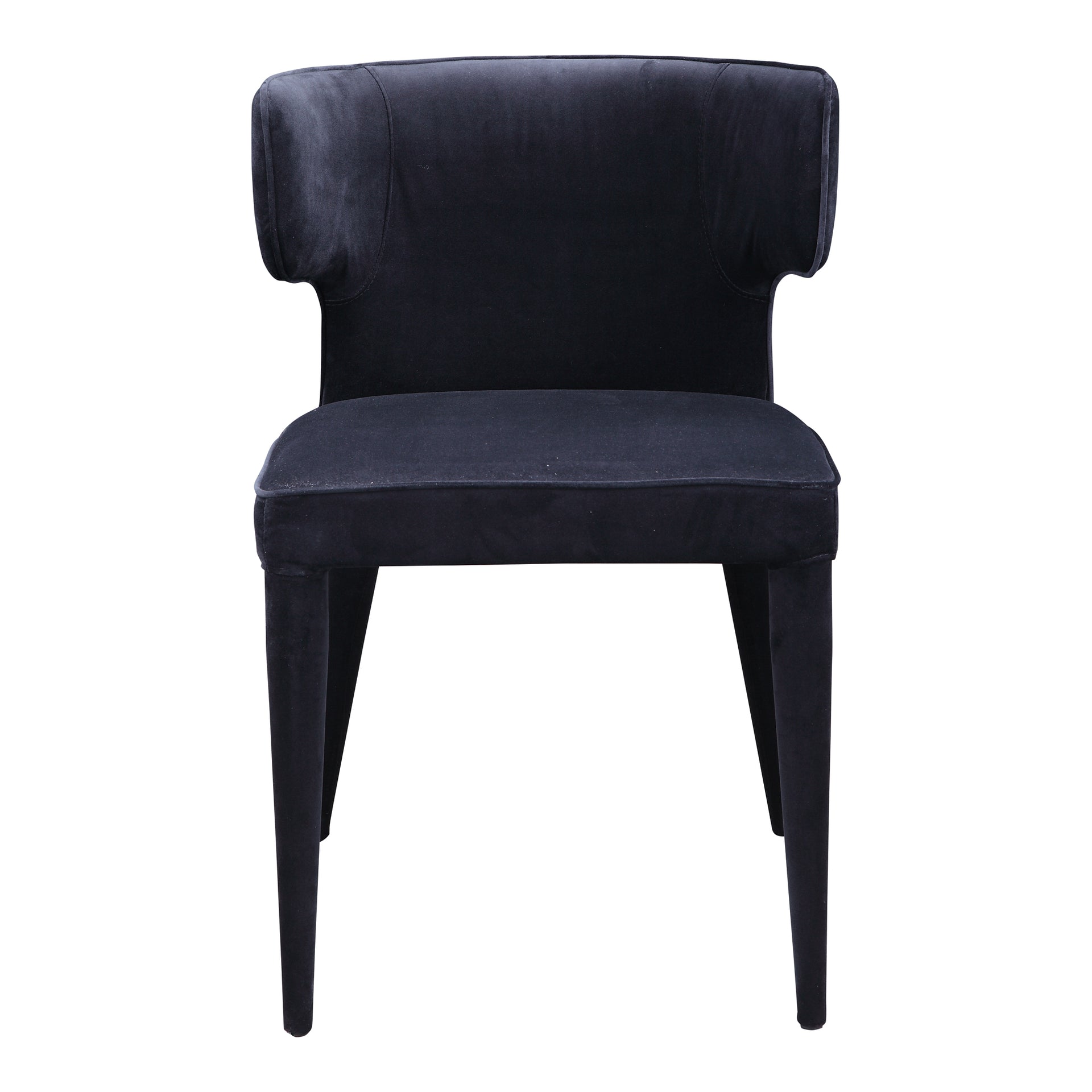 Pierce- Upholstered Barrel-Style Seating Dining Chair, Black