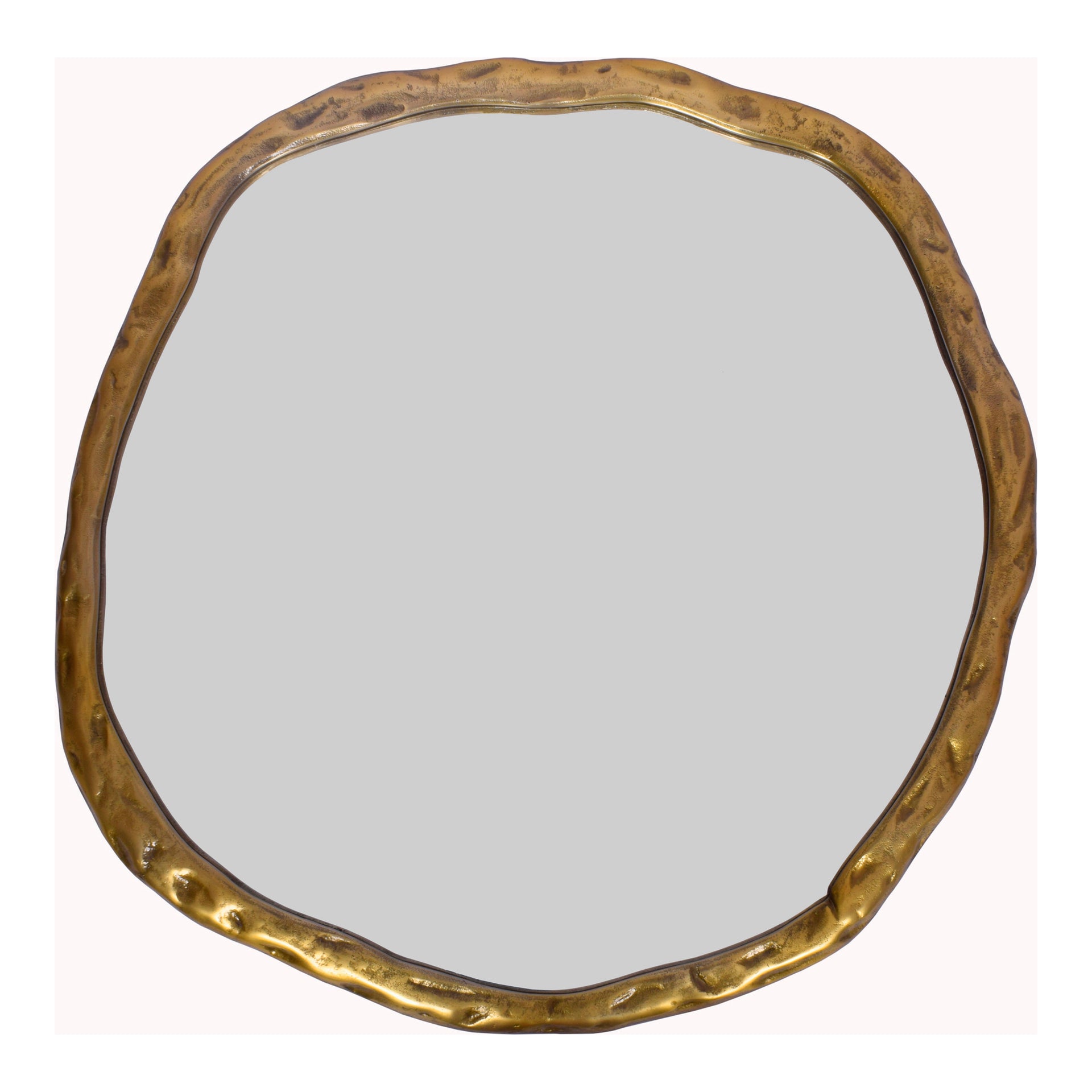 Calantha Large Gold Mirror - Contemporary Elegance with a Golden Touch