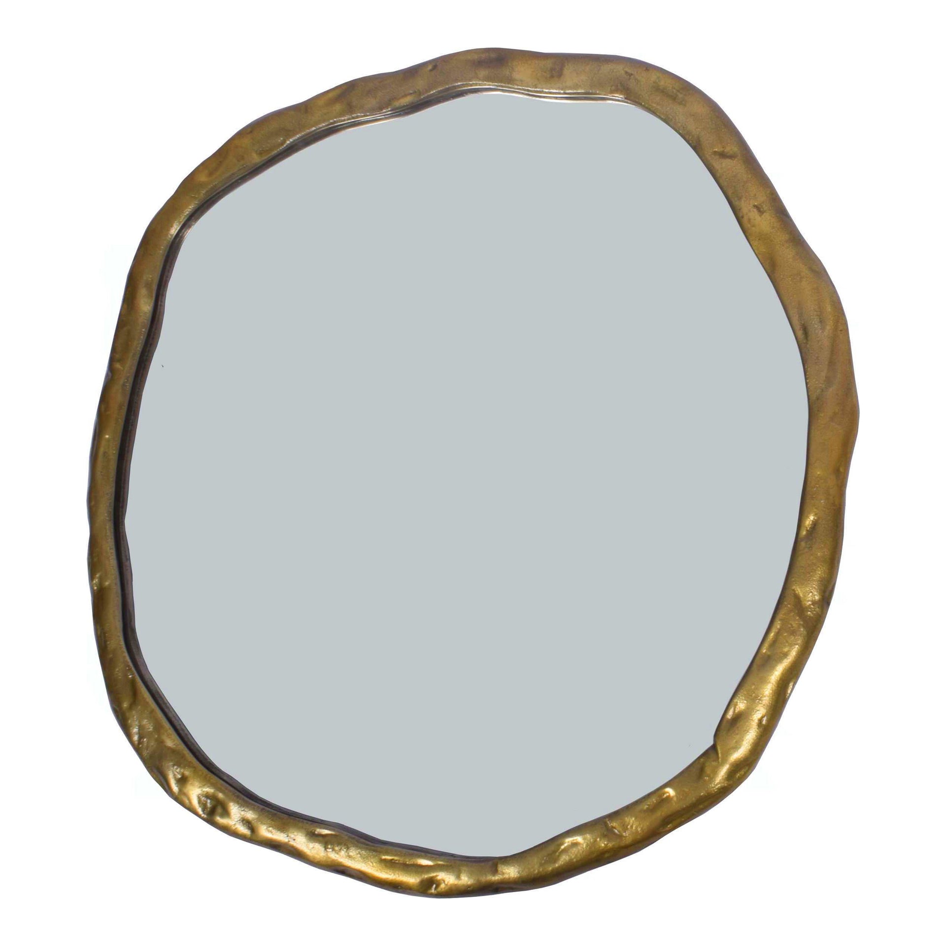 Calantha Large Gold Mirror - Contemporary Elegance with a Golden Touch