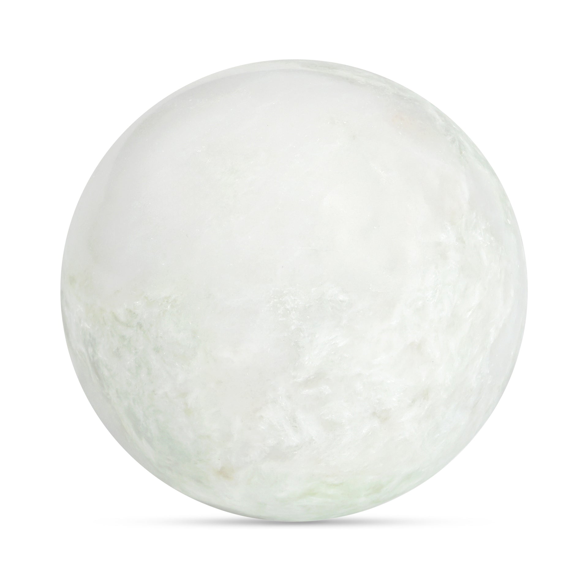 Landry Tabletop Accent, Round, Indian Green Onyx Marble, Polished Sphere, Felt-Protected Base, Green Onyx Marble