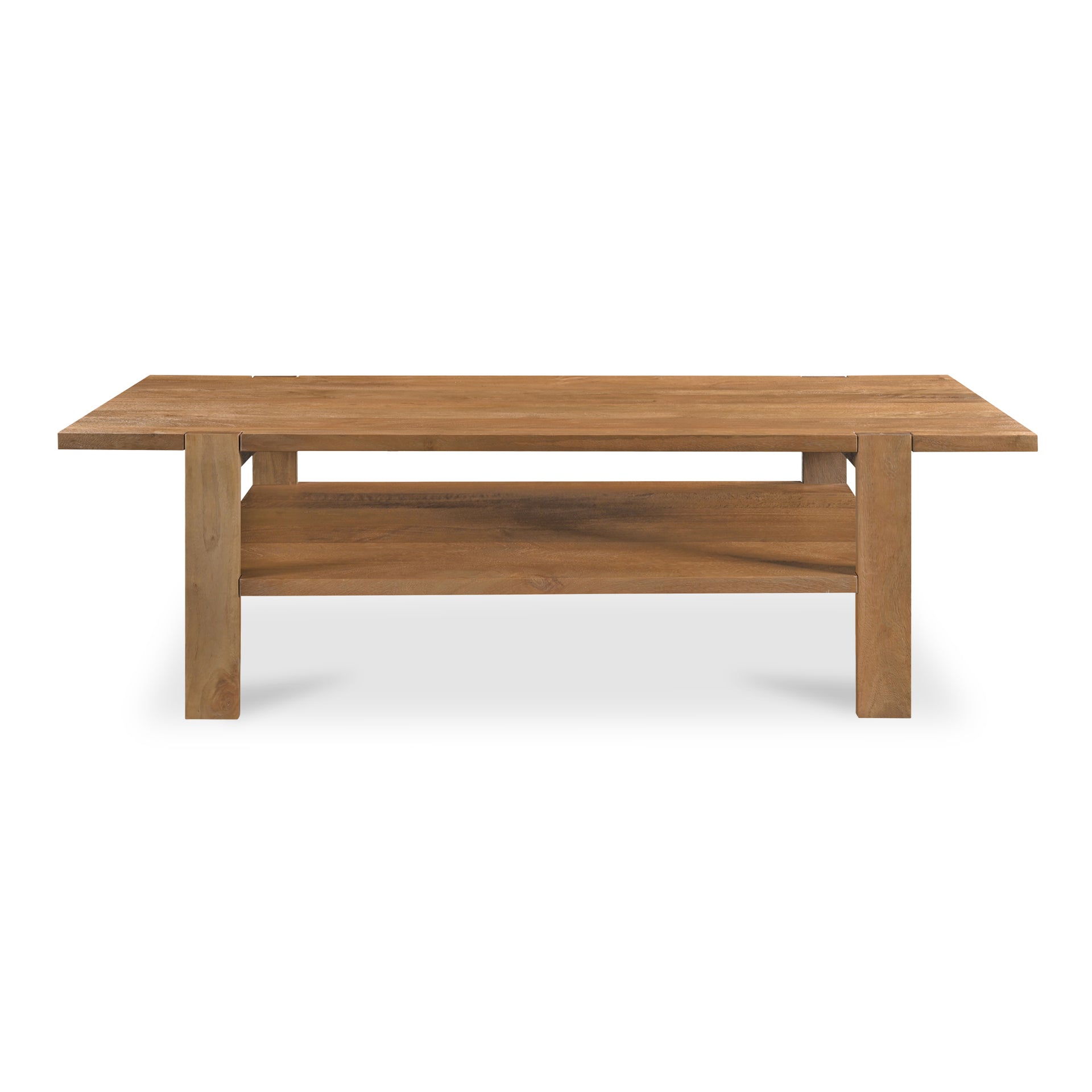 Casey, Coffee Table, Sandblasted Mango Wood, Rectangular, Vintage Brown