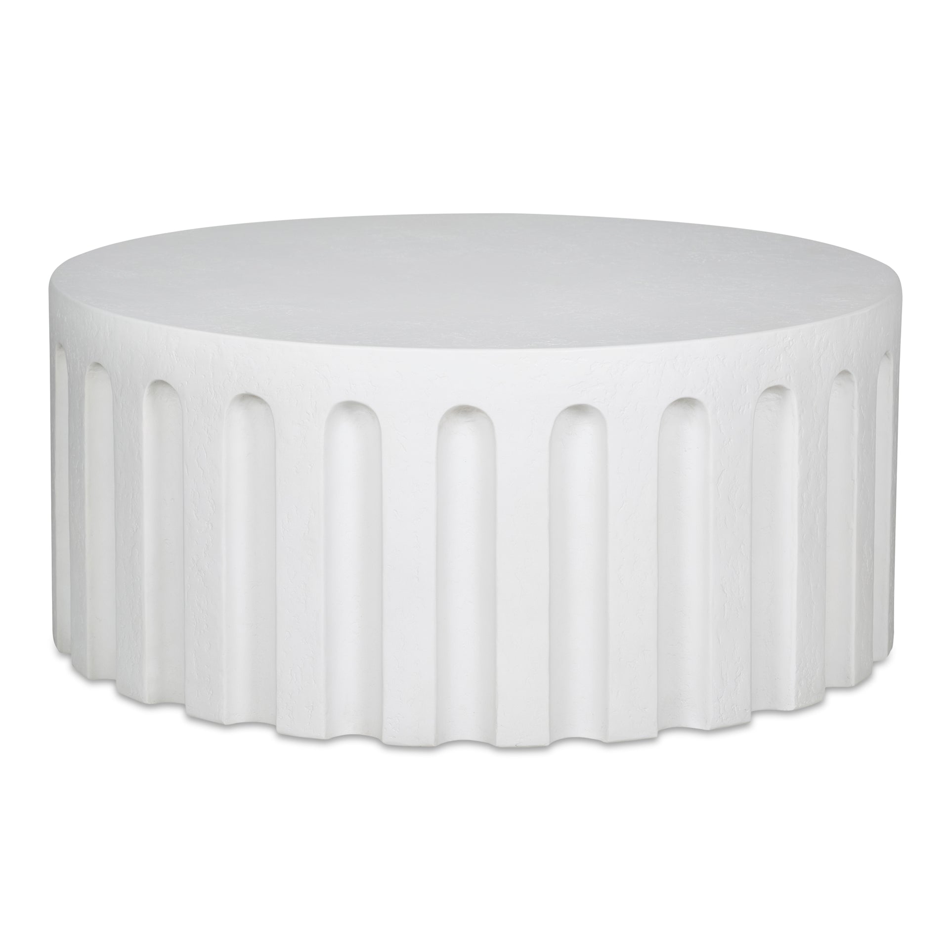 Gulliver, Coffee Table Fiberglass Reinforced Concrete, White