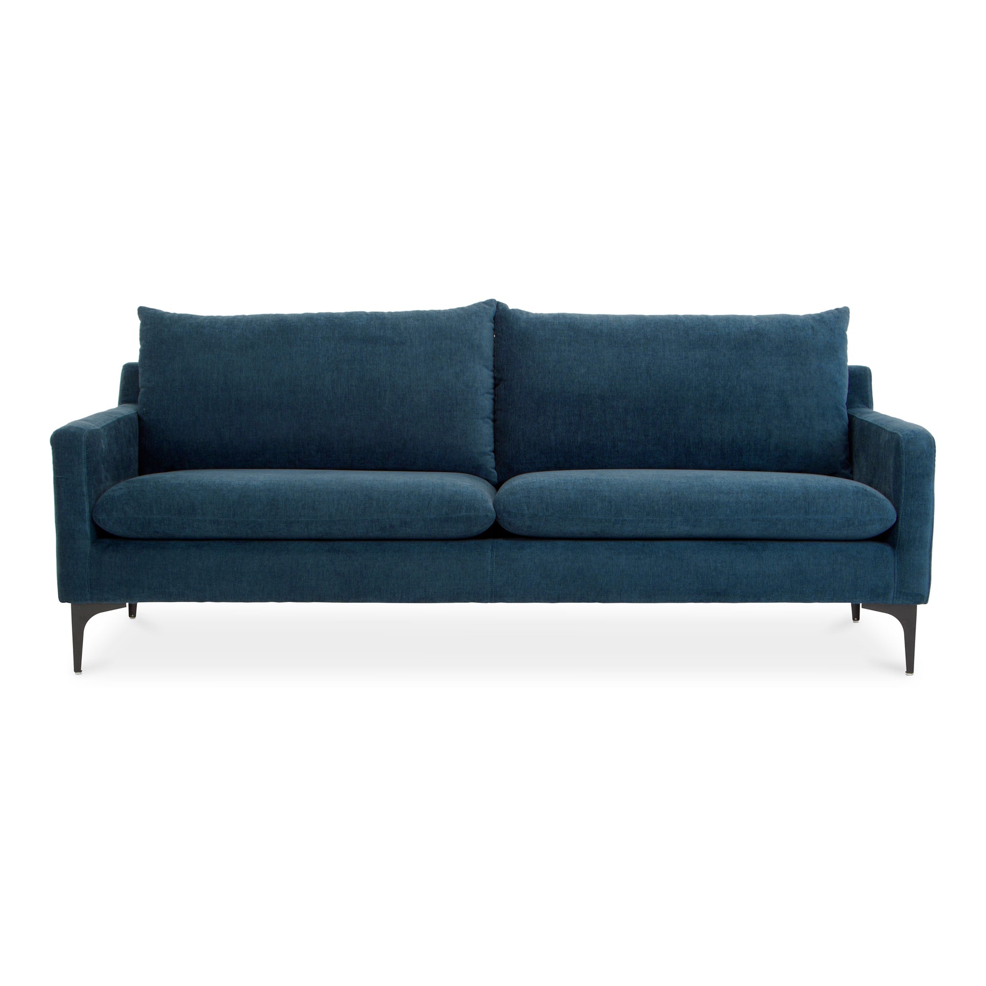 Macron, Sofa, Polyester Upholstery, FSC Certified Pine and Plywood Frame, Blue, 4 Seater