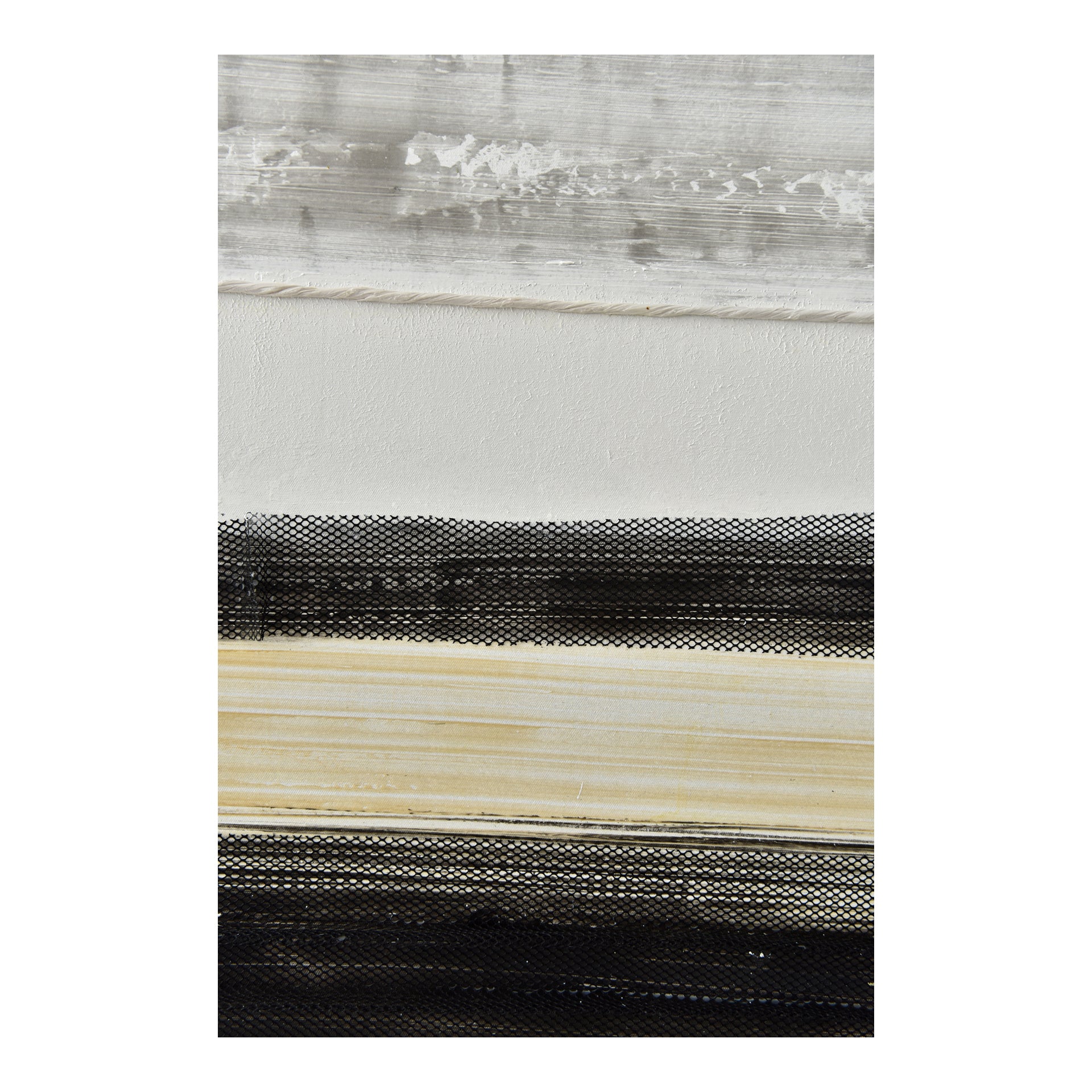 Theron, Abstract Canvas Wall Art Textured Multicolor Layers