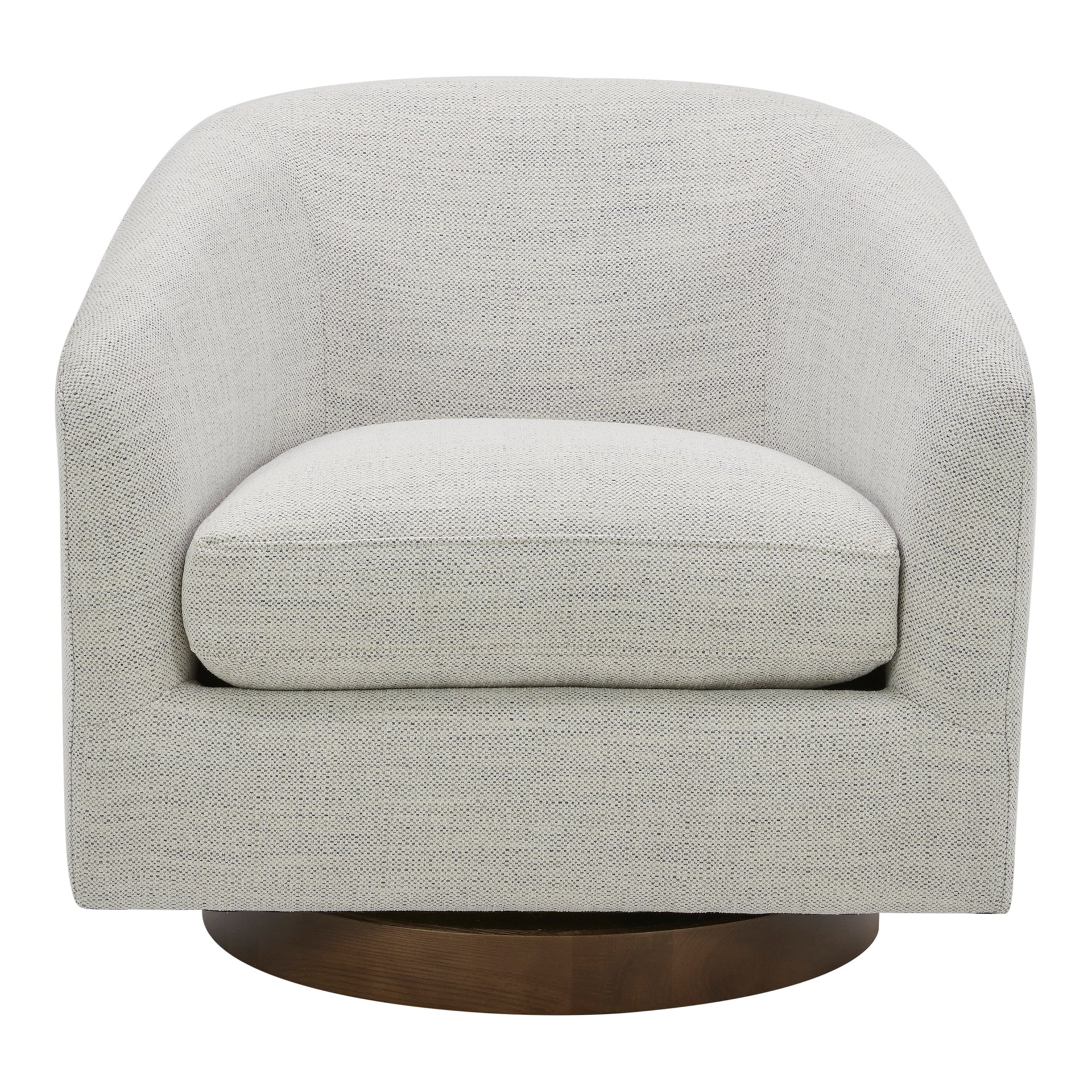 Grayson, Accent Chair Polyester and Acrylic Upholstery Solid Wood and Plywood Construction, Splashed White