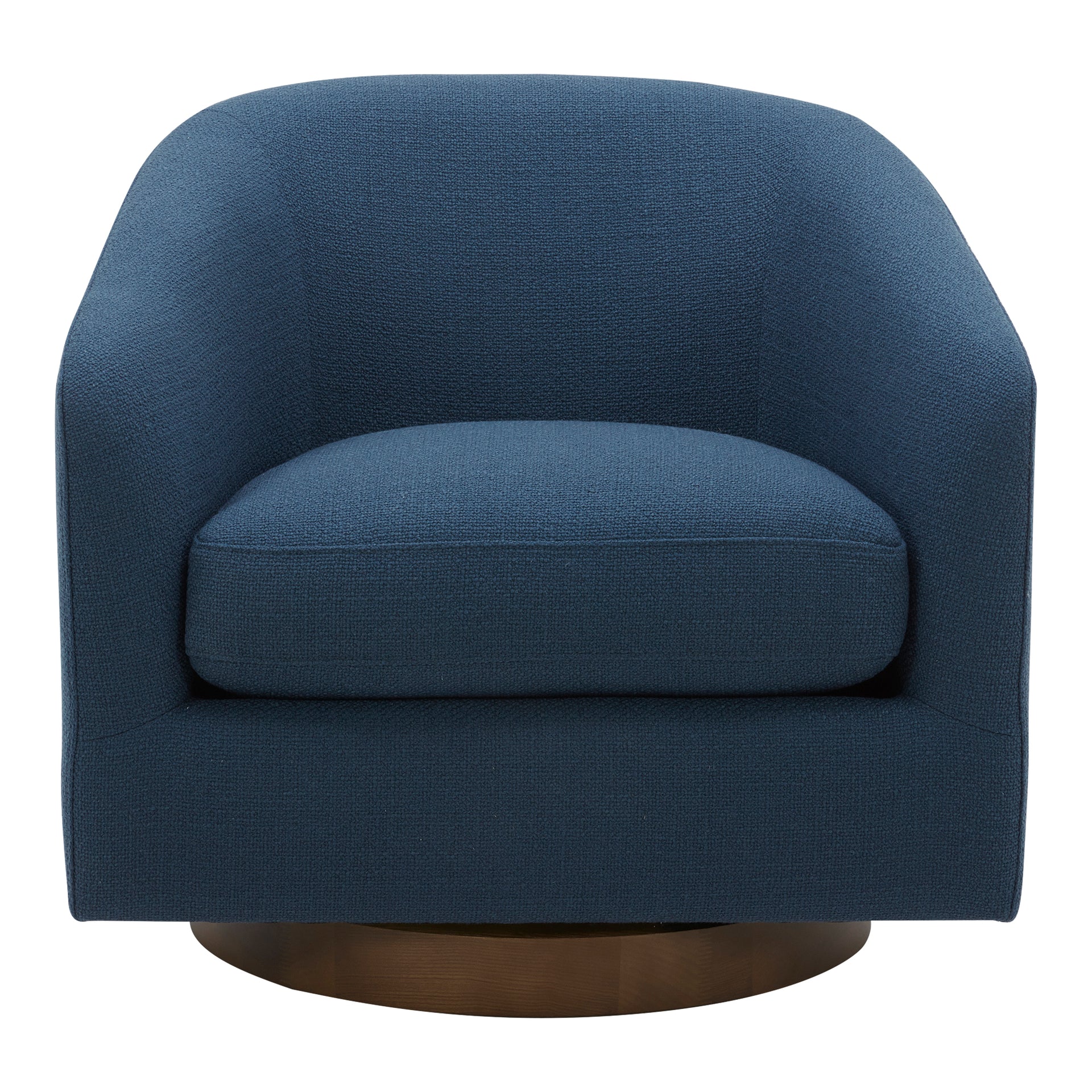 Grayson, Accent Chair Polyester and Acrylic Upholstery Solid Wood and Plywood Construction, Dark Atlantic