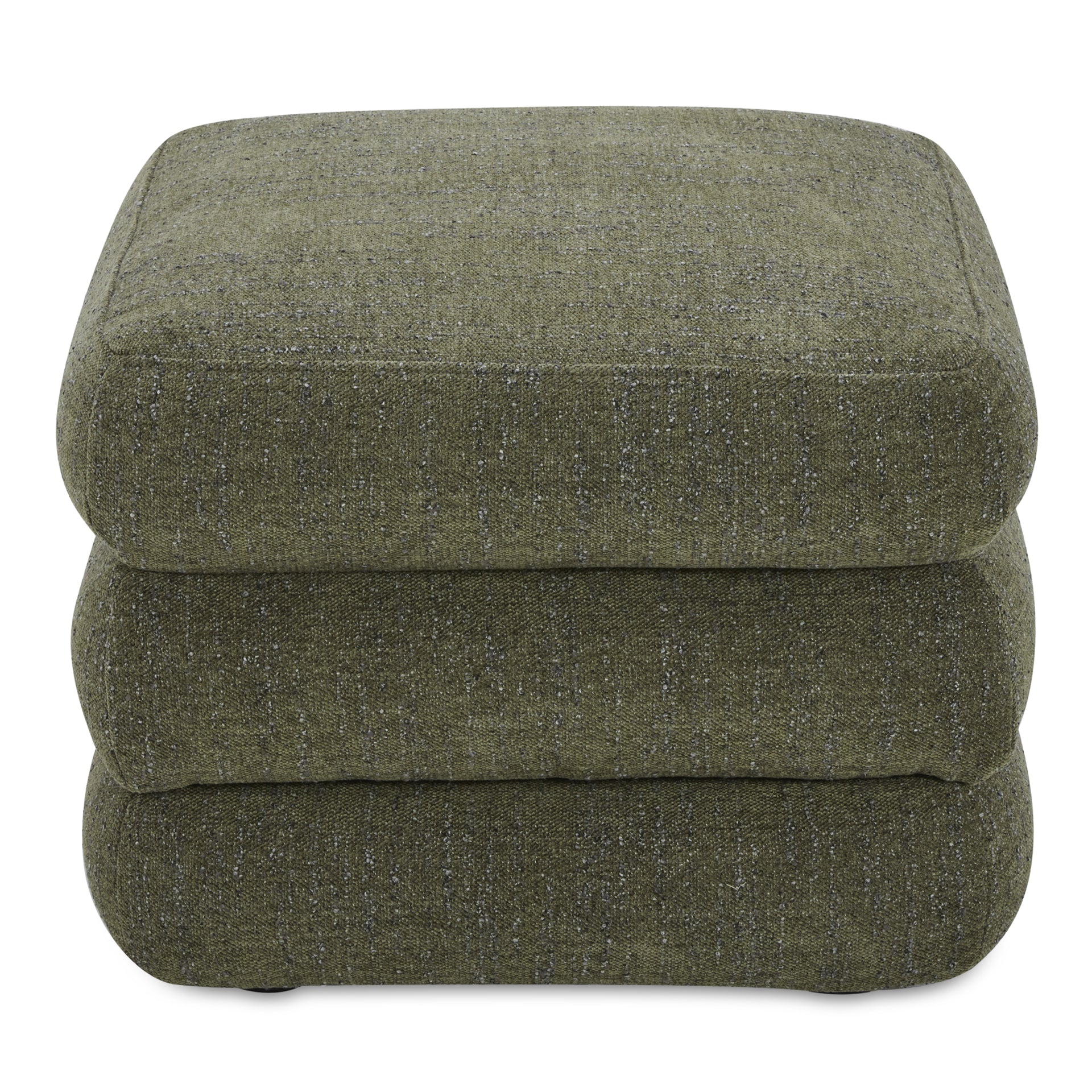 Lucien Bench, Kiln-Dried Wood Frame, Shadowed Green Upholstery, Contemporary Design