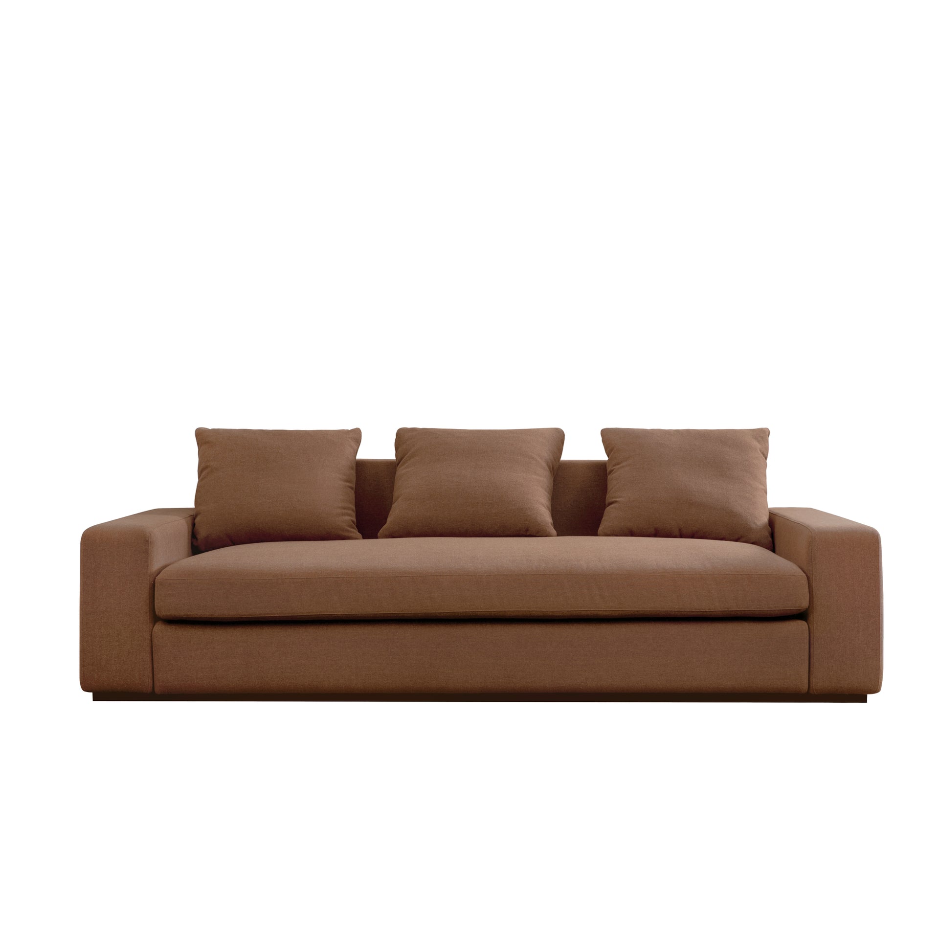 Collection Sofa, Wide Track Arms, Reversible Back Cushions, Feather-Fiber Bench Seat, Rust