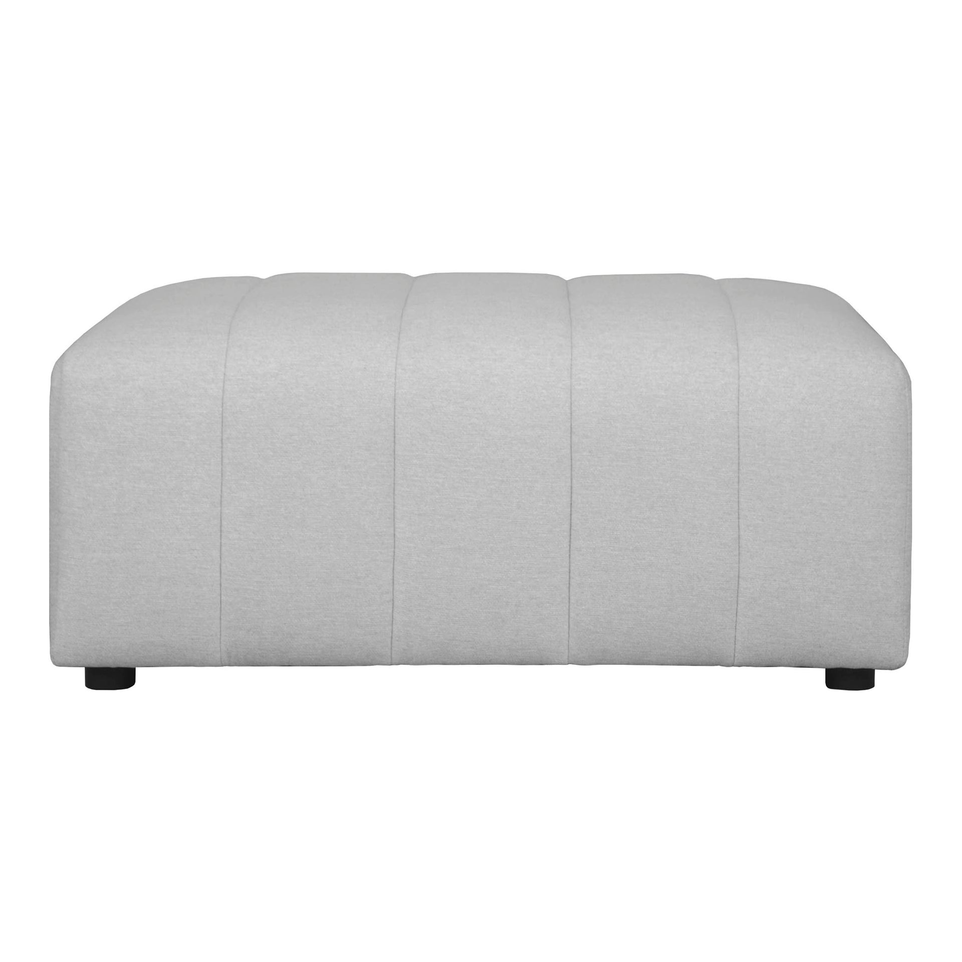 Marley, Ottoman, Polyester Upholstery, Poly-Fill Cushions, S-Spring Suspension, Beige