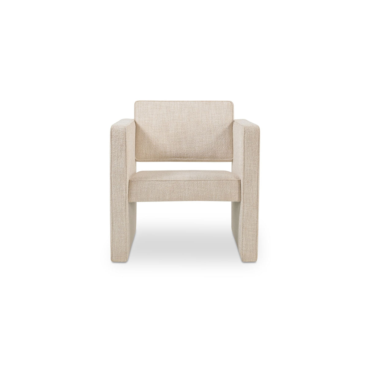Conrad Accent Chair, Tonal Piping, Oat
