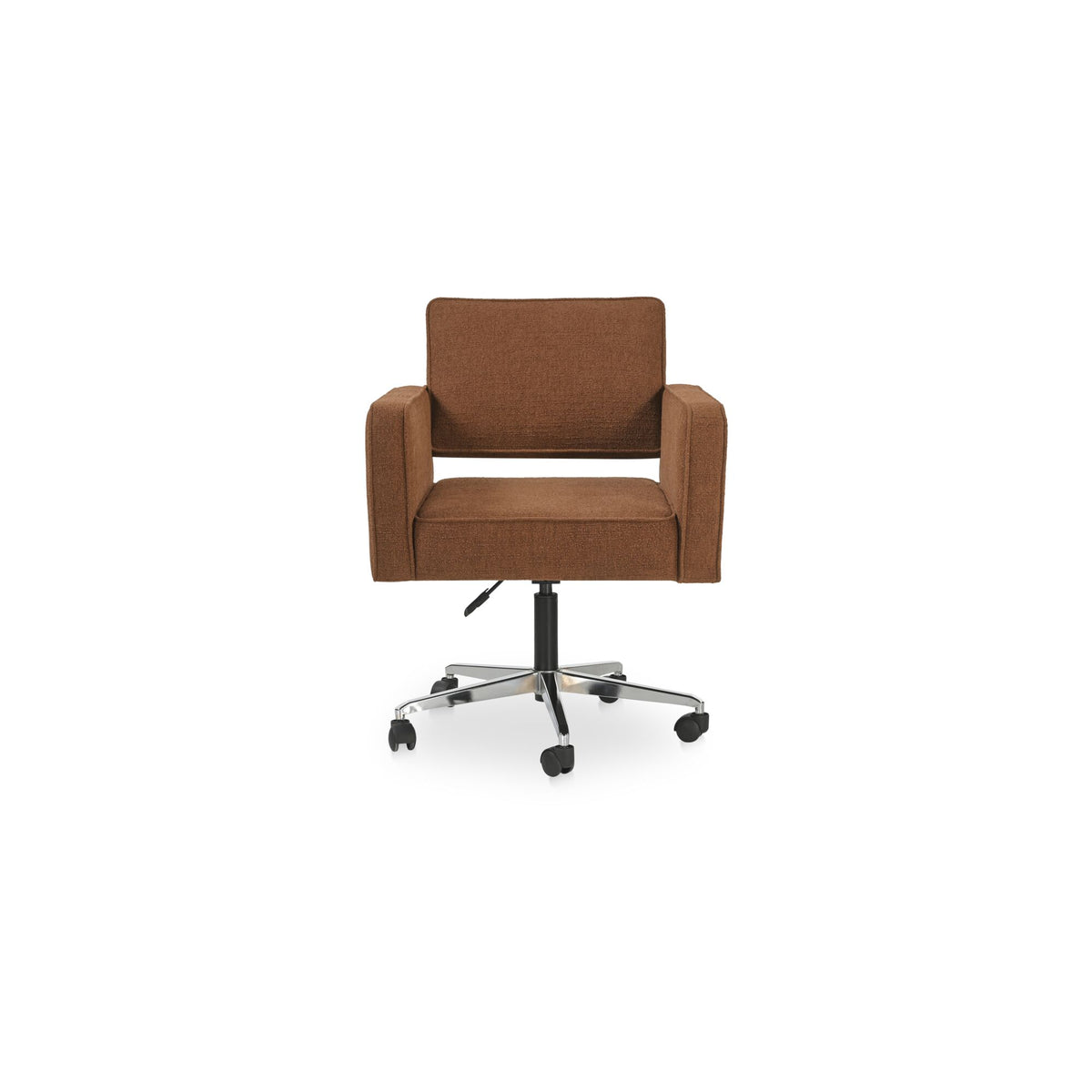 Conrad Office Chair, Caster Wheels, Burgundy