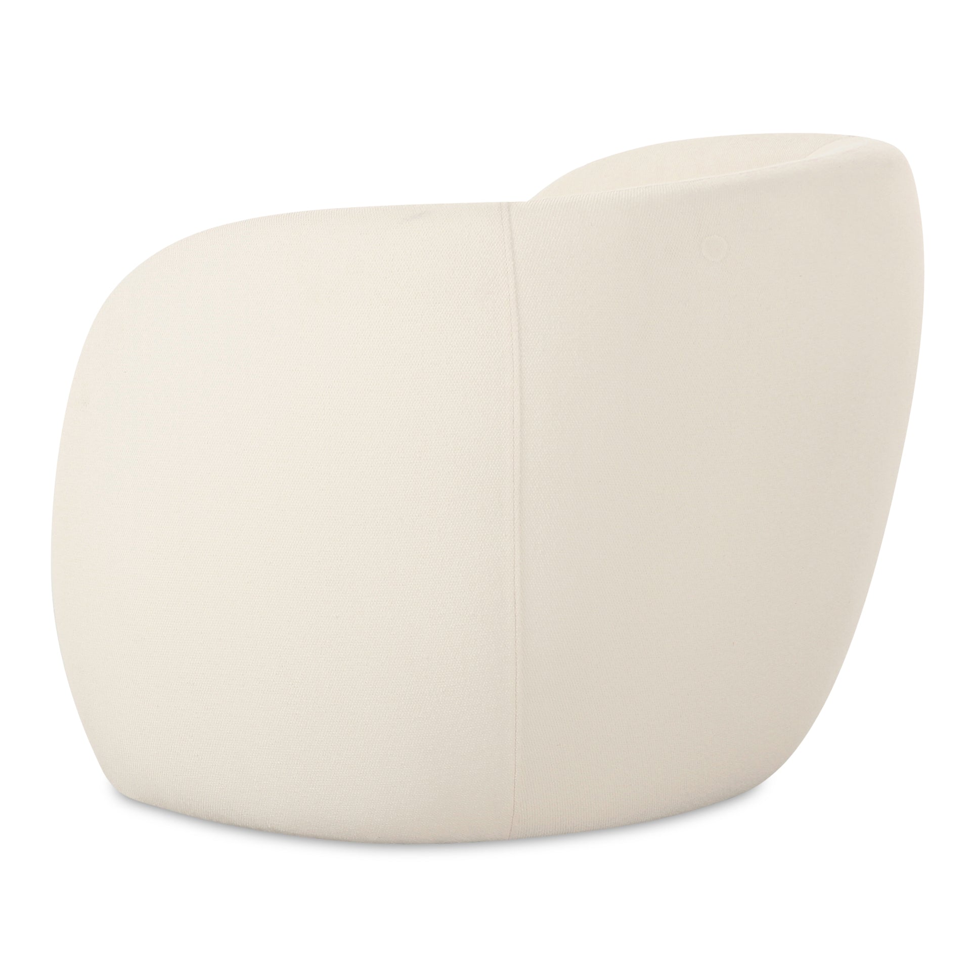 Ellis, Occasional Chair, Water-Resistant Polyester Upholstery, Antiseptic Plywood Frame, Cream