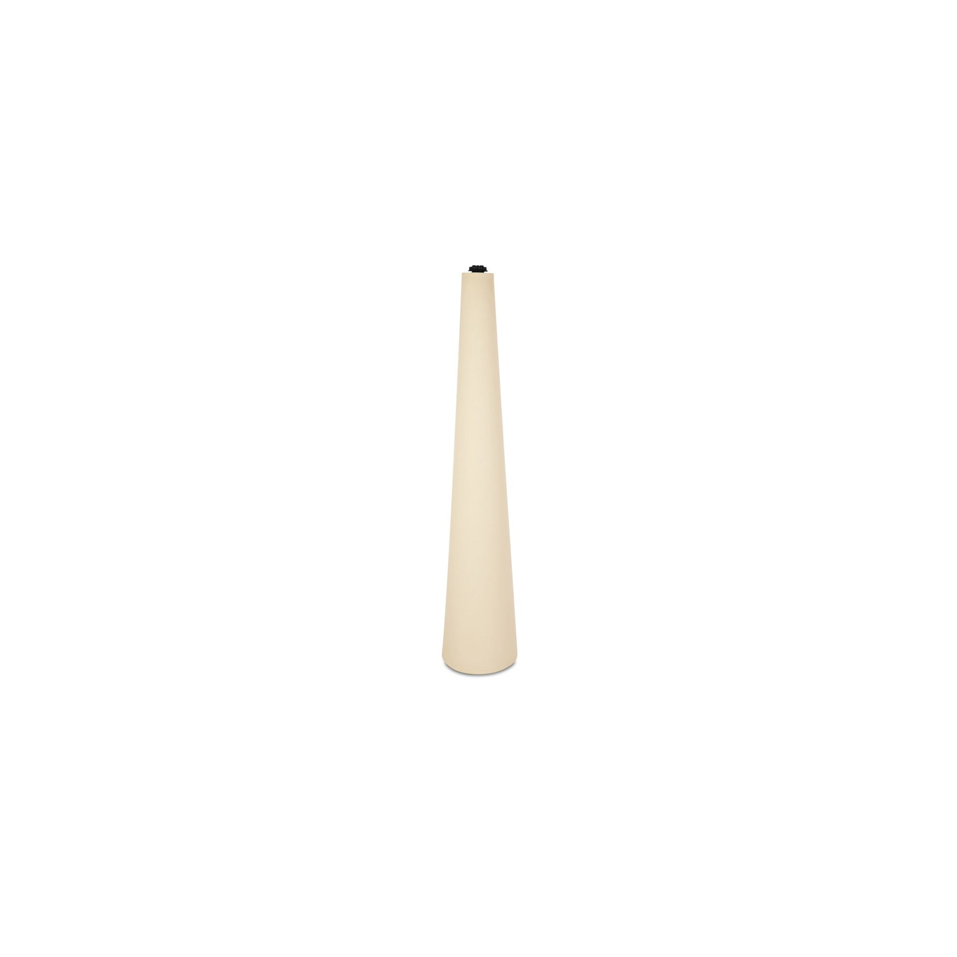Rory Floor Lamp, Geometric Fabric Wrapped Shade, Tonal Piping, Iron Base, Cream