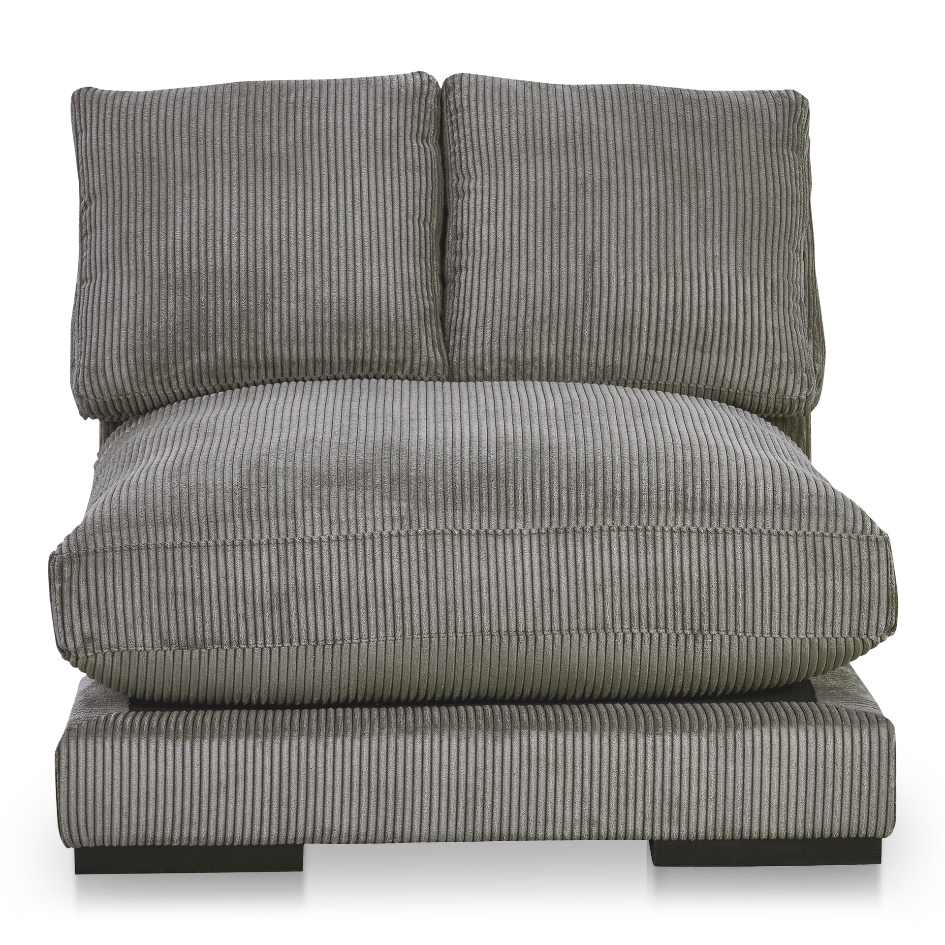 Keira, Slipper Chair, Polyester Upholstery, Solid Eucalyptus Wood Frame, Charcoal