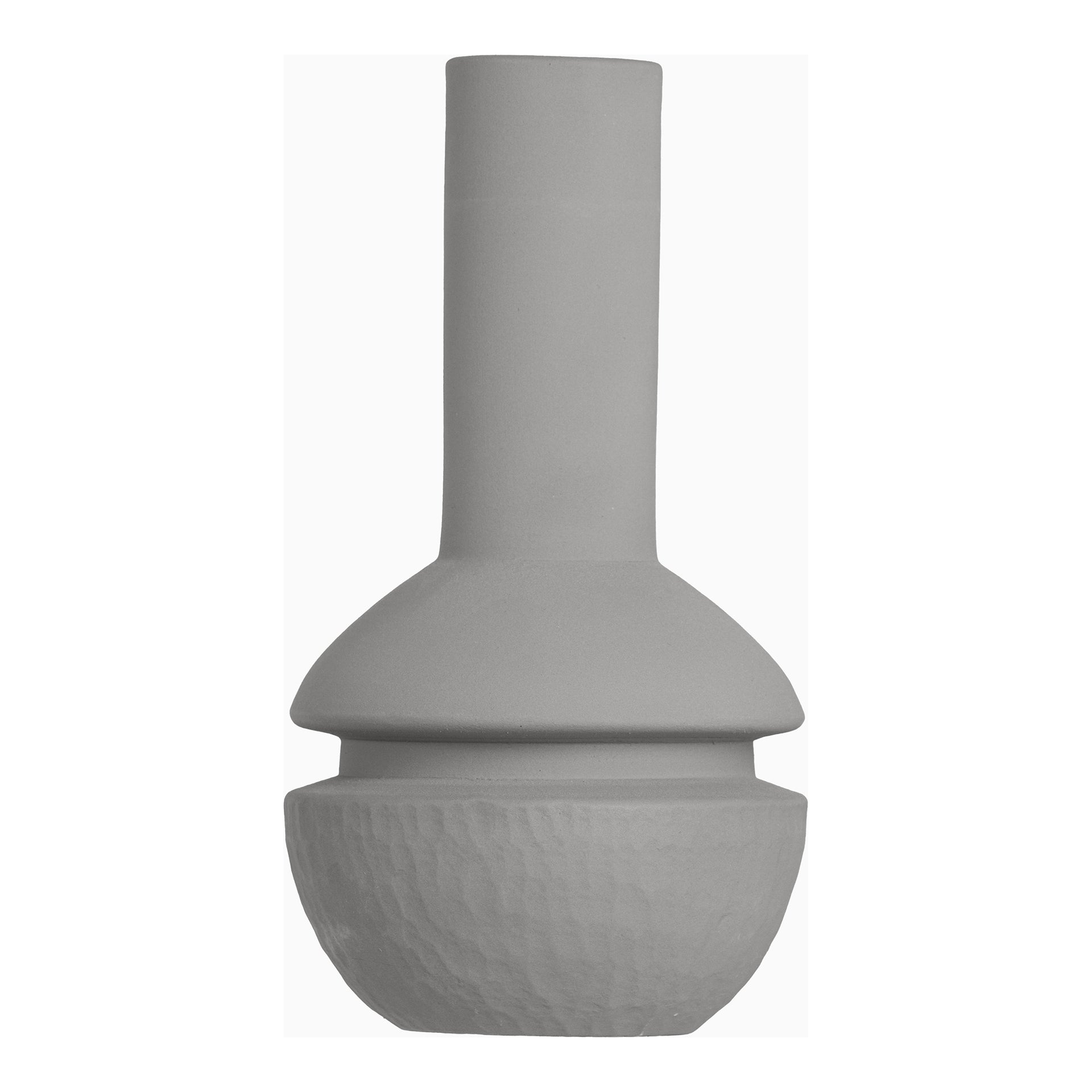 Elspeth, Vase Handcrafted Terracotta, Grey