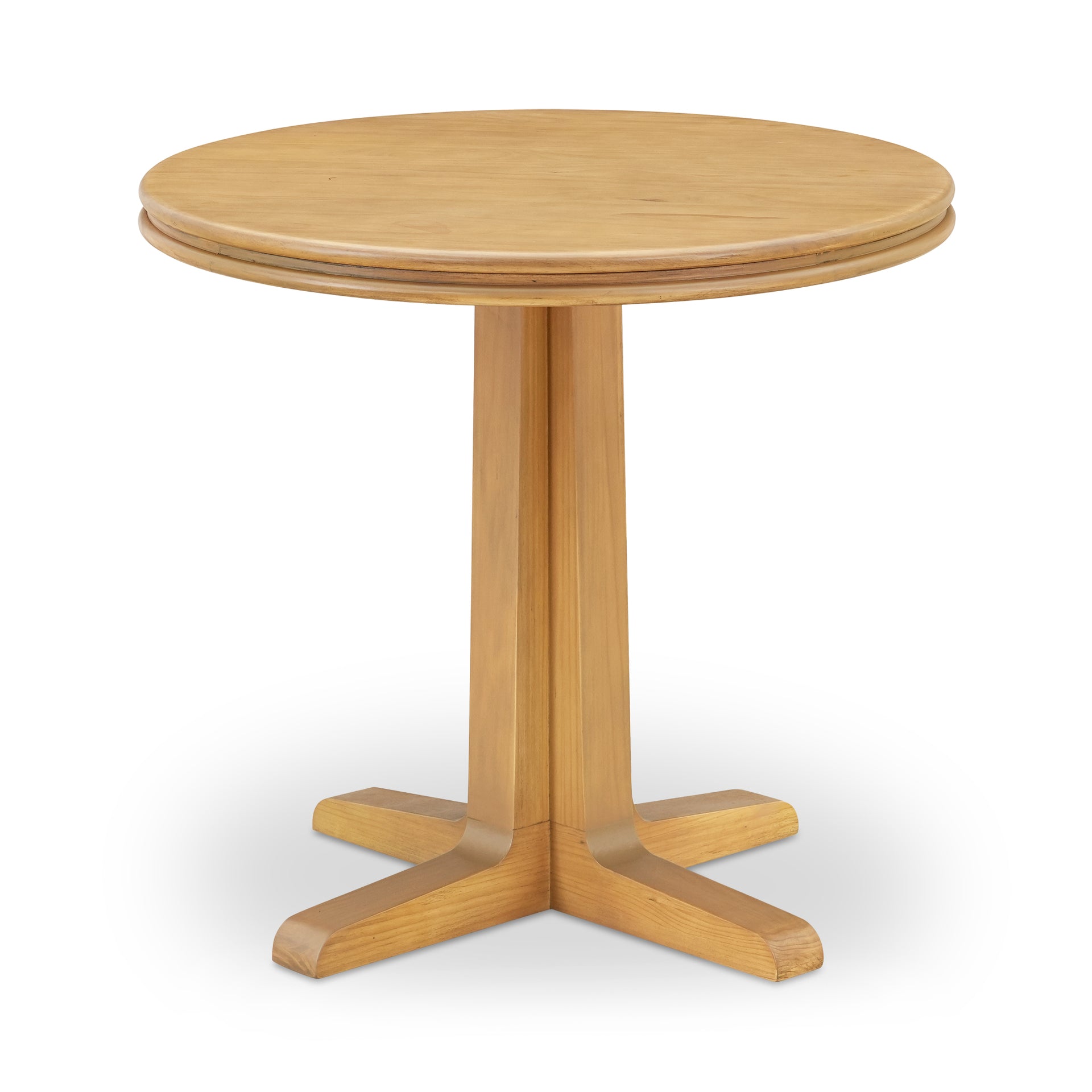 Ursa Coffee Table, Solid Pine Edge, Pine Veneer, Round, Natural