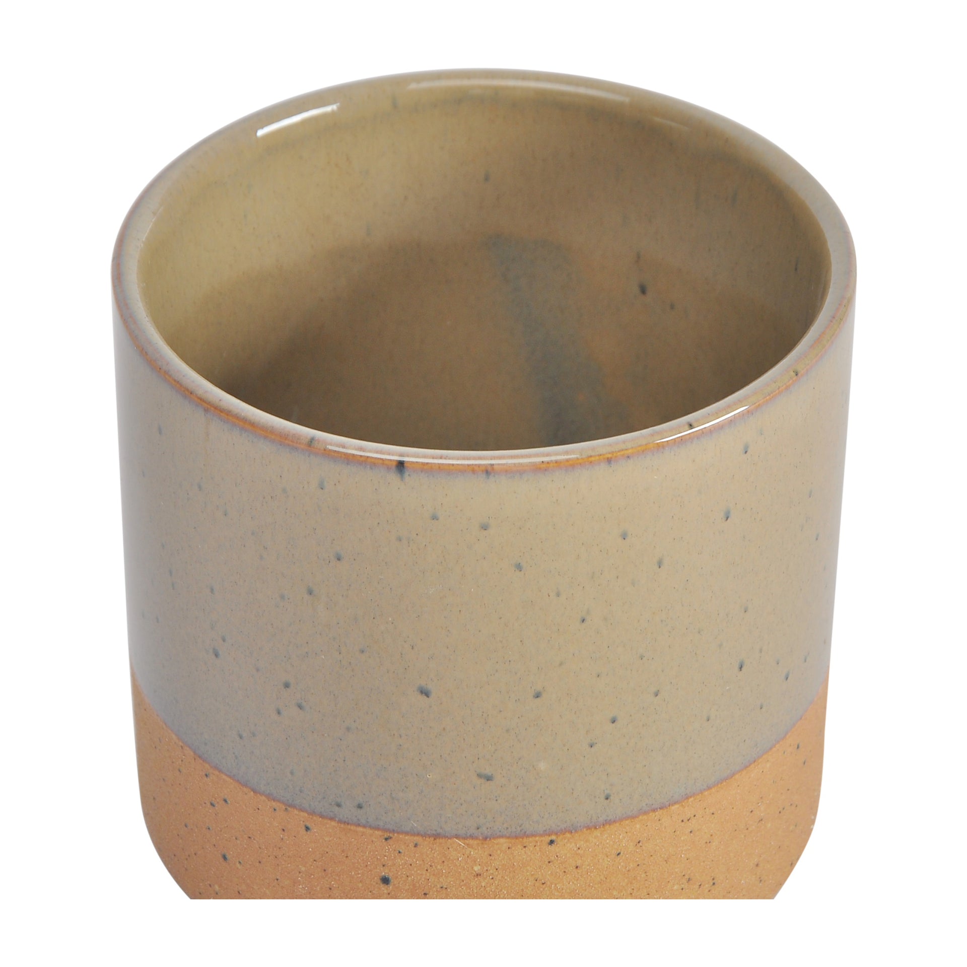 Ronin, 6.5 in. Planter Rustic Ceramic Stoneware, Brown