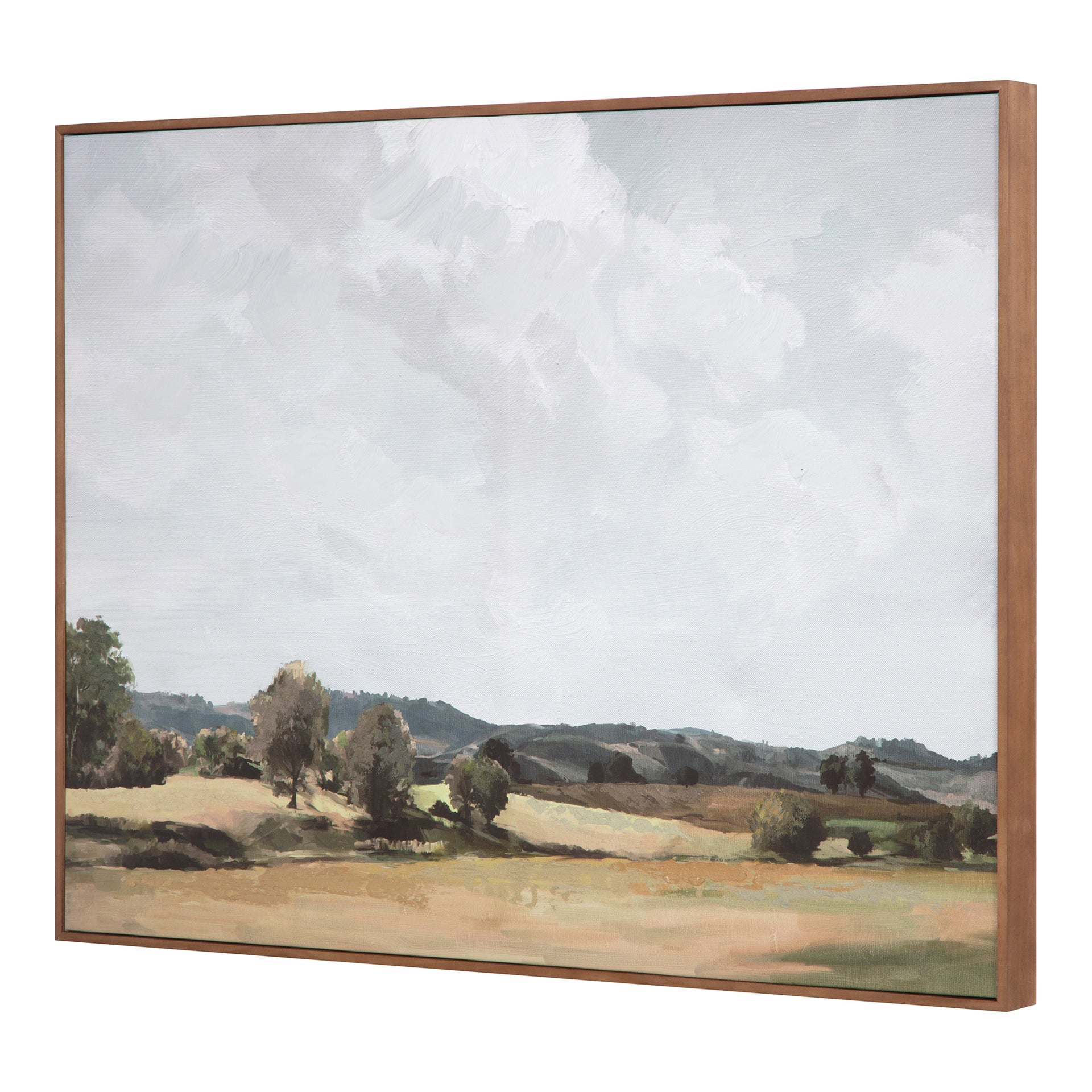Flynn Country Framed Painting - A Serene Journey into the Countryside