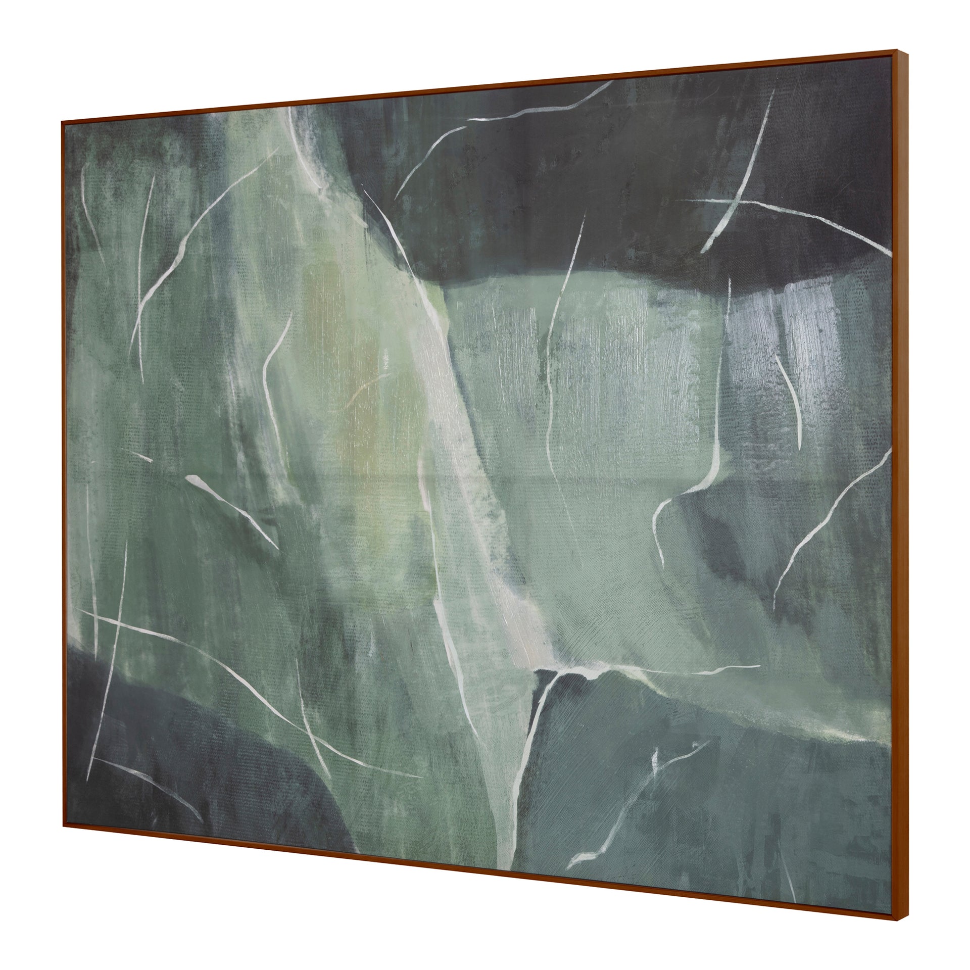 Ashwin Verdant Palette Framed Painting