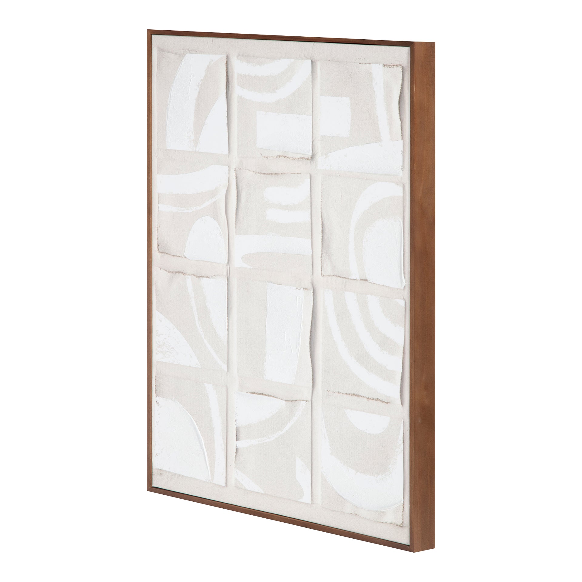 Saxon, Abstract Canvas Print with Pine Frame
