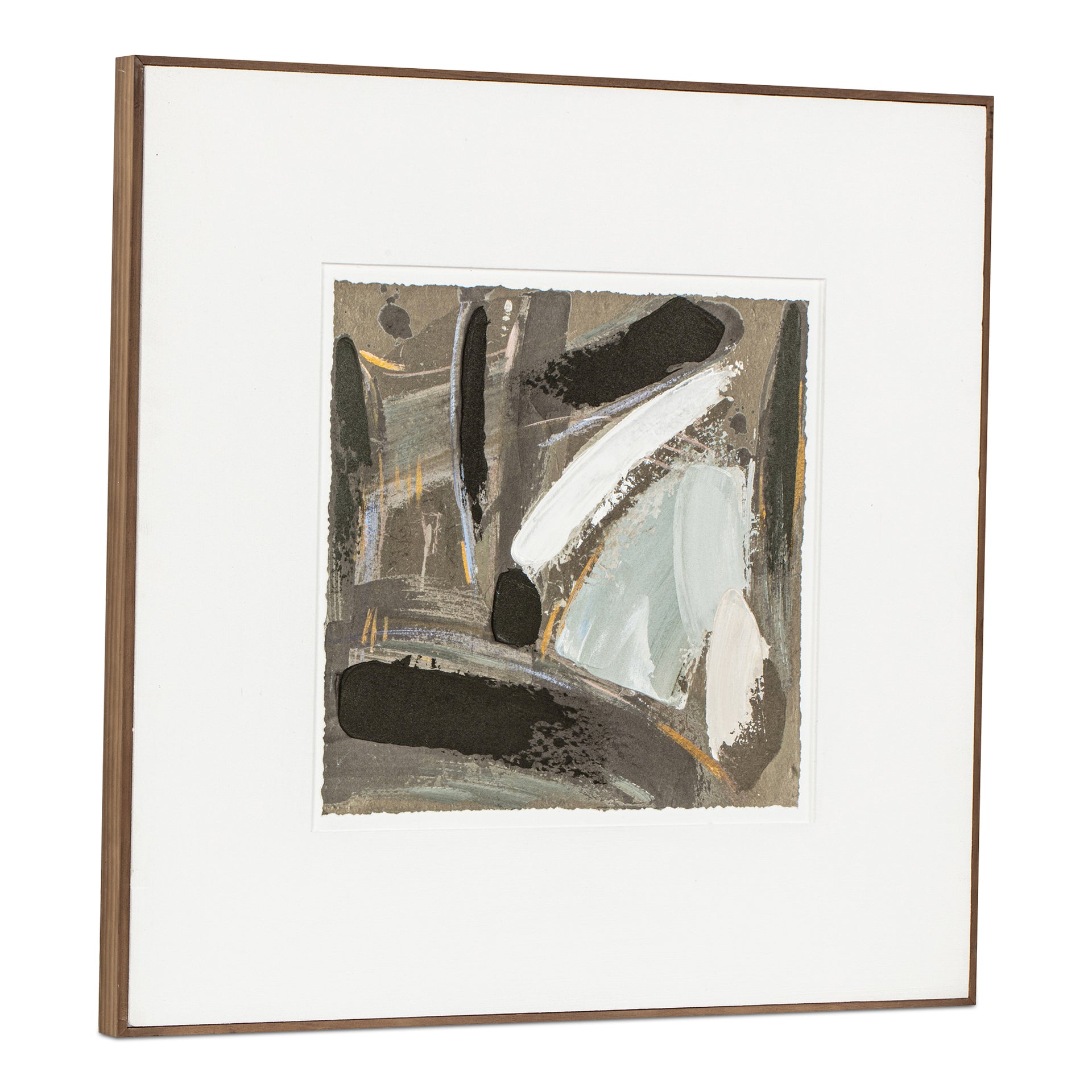 Sorien Framed Painting, Textured Acrylic on Canvas with Solid Pine Wood Frame