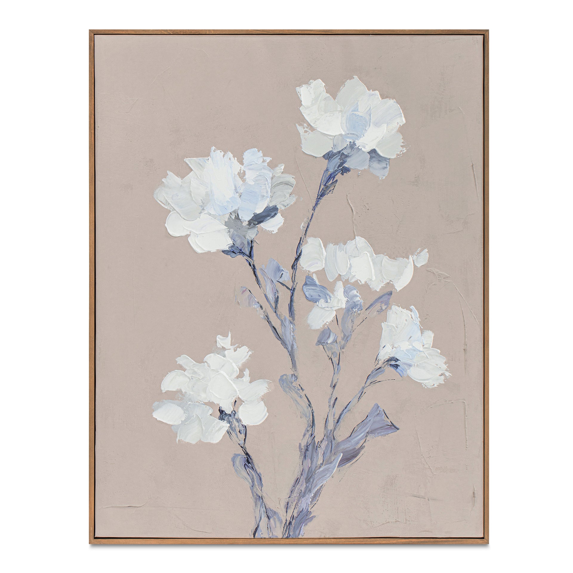 Othren Framed Painting, Acrylic on Canvas, Solid Pine Frame, Multicolor