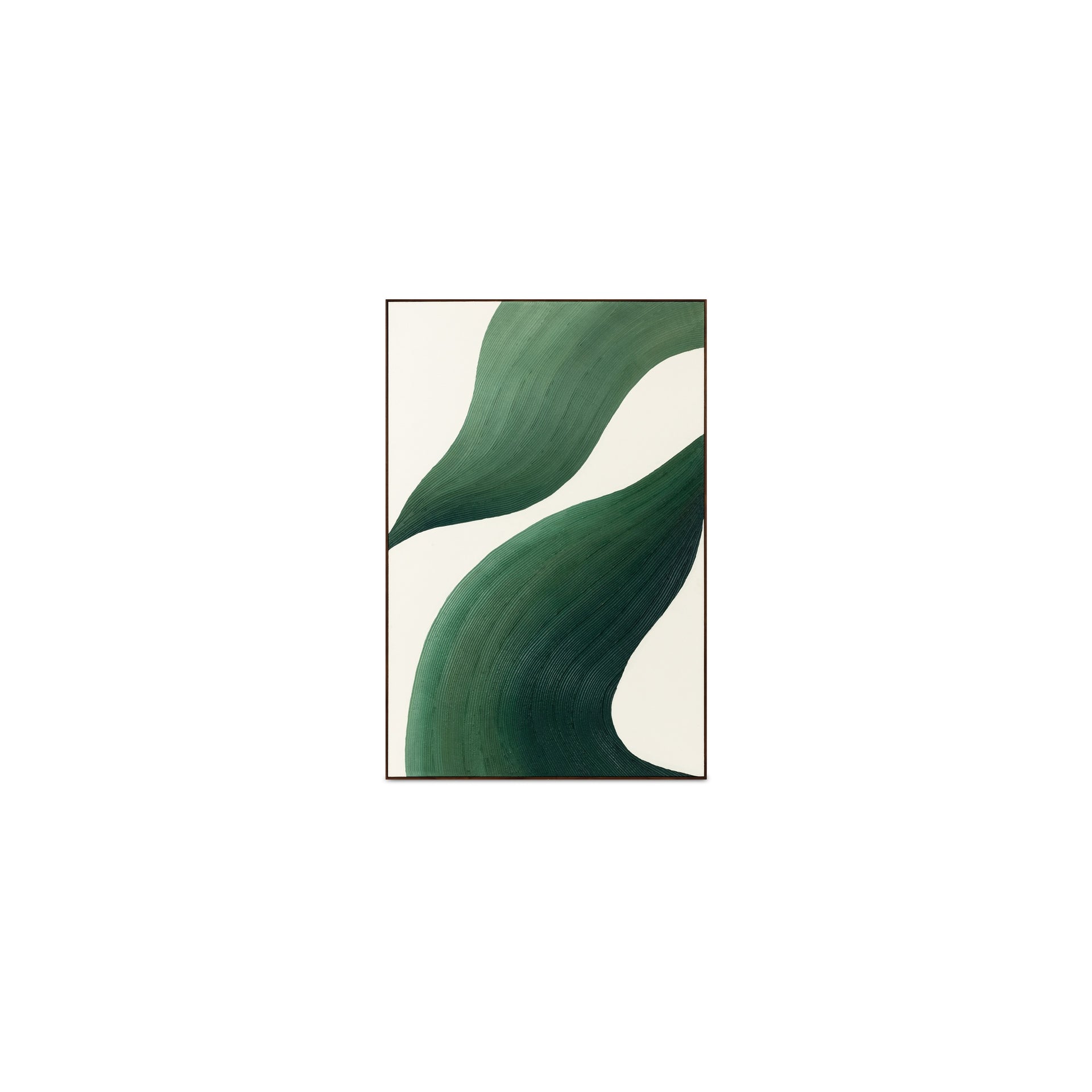Cordelia Painting, Acrylic on Canvas, Solid Pine Frame, Organic Shapes, Textured Acrylic Layers, Multi
