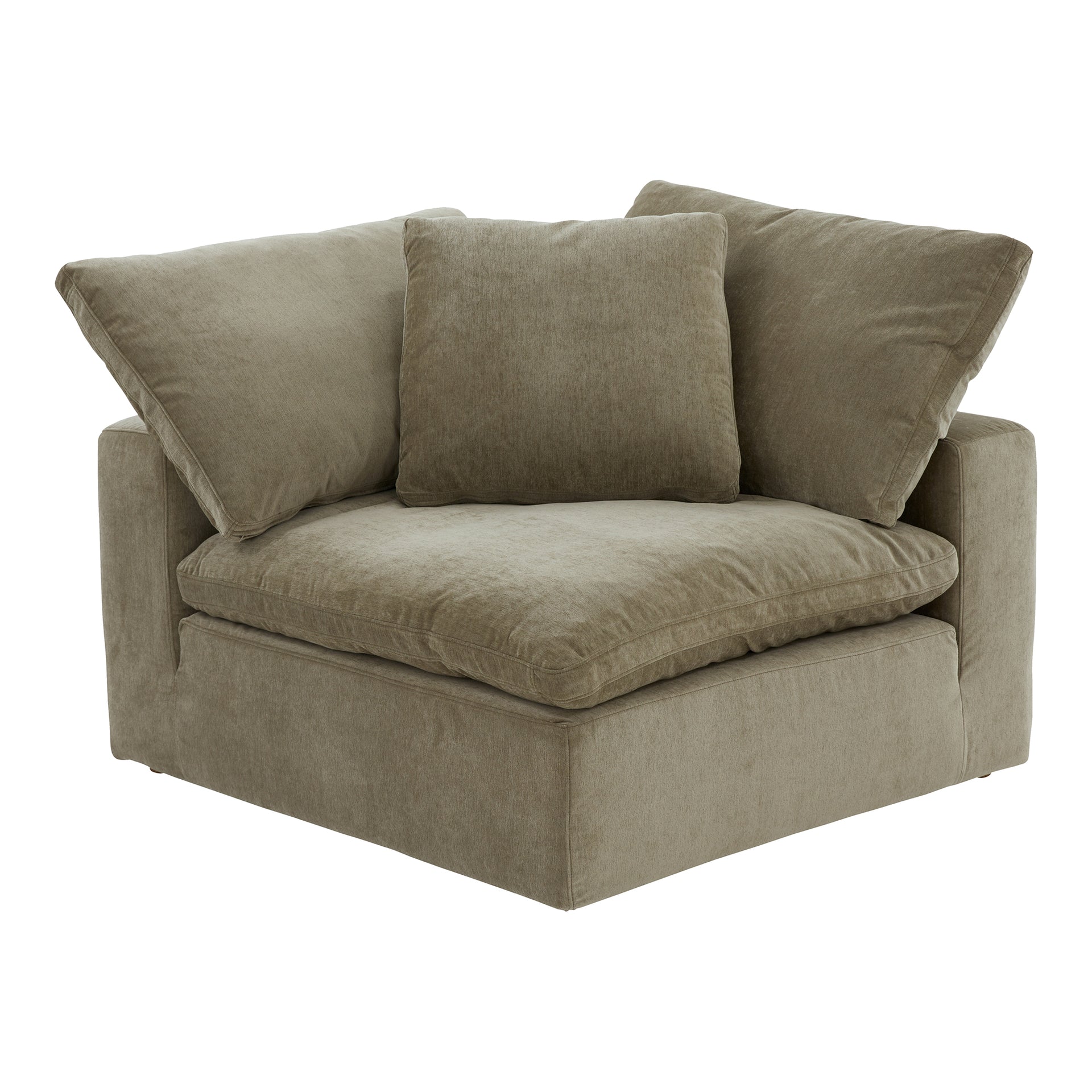 Rigel, Corner Chair Resist Performance Fabric, Desert Sage