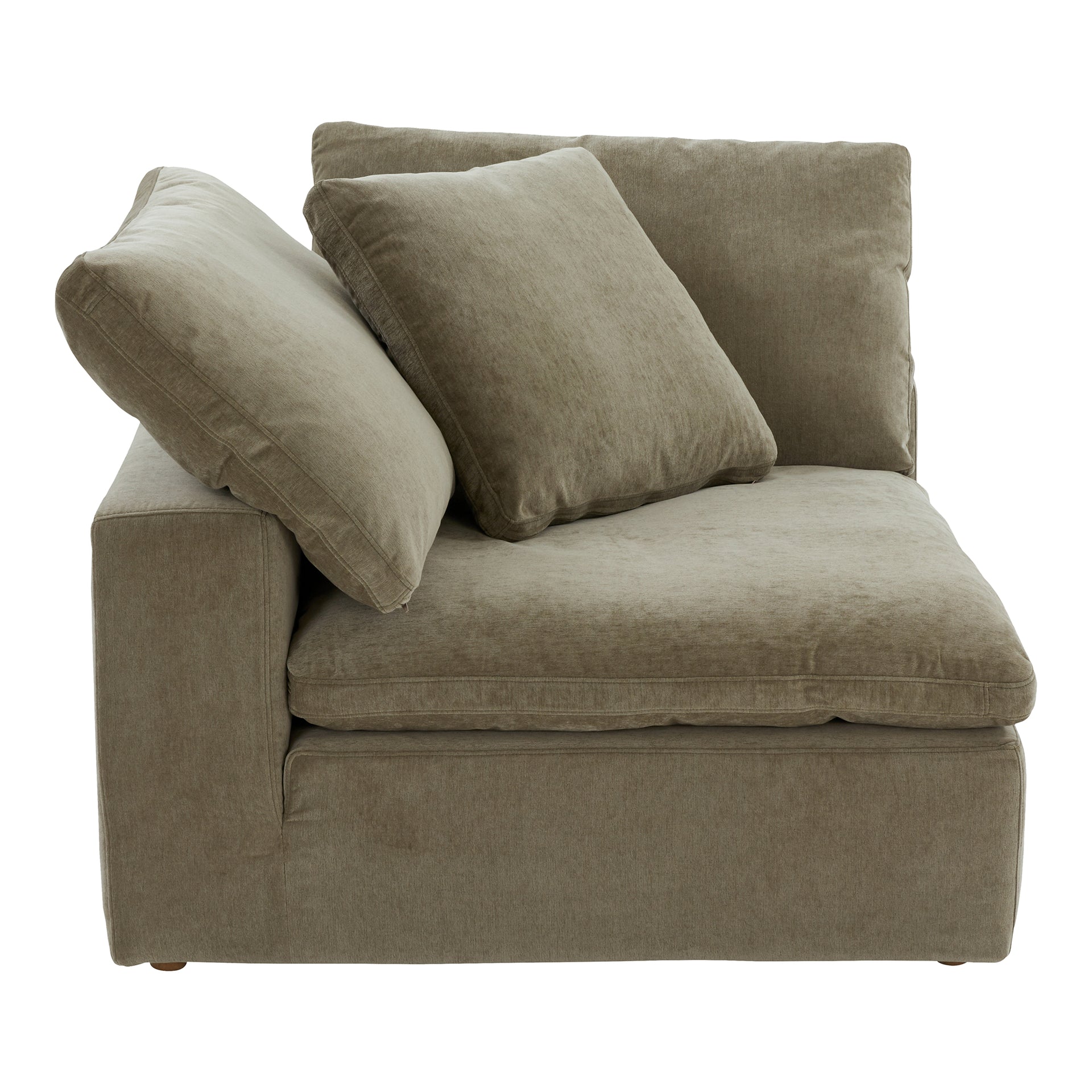Rigel, Corner Chair Resist Performance Fabric, Desert Sage