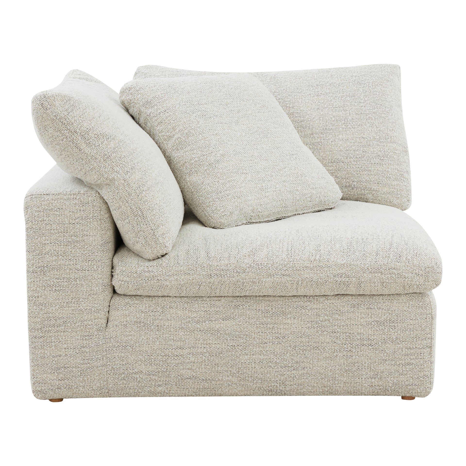 Rigel, Corner Chair Performance Stain Resistant Fabric, Grey