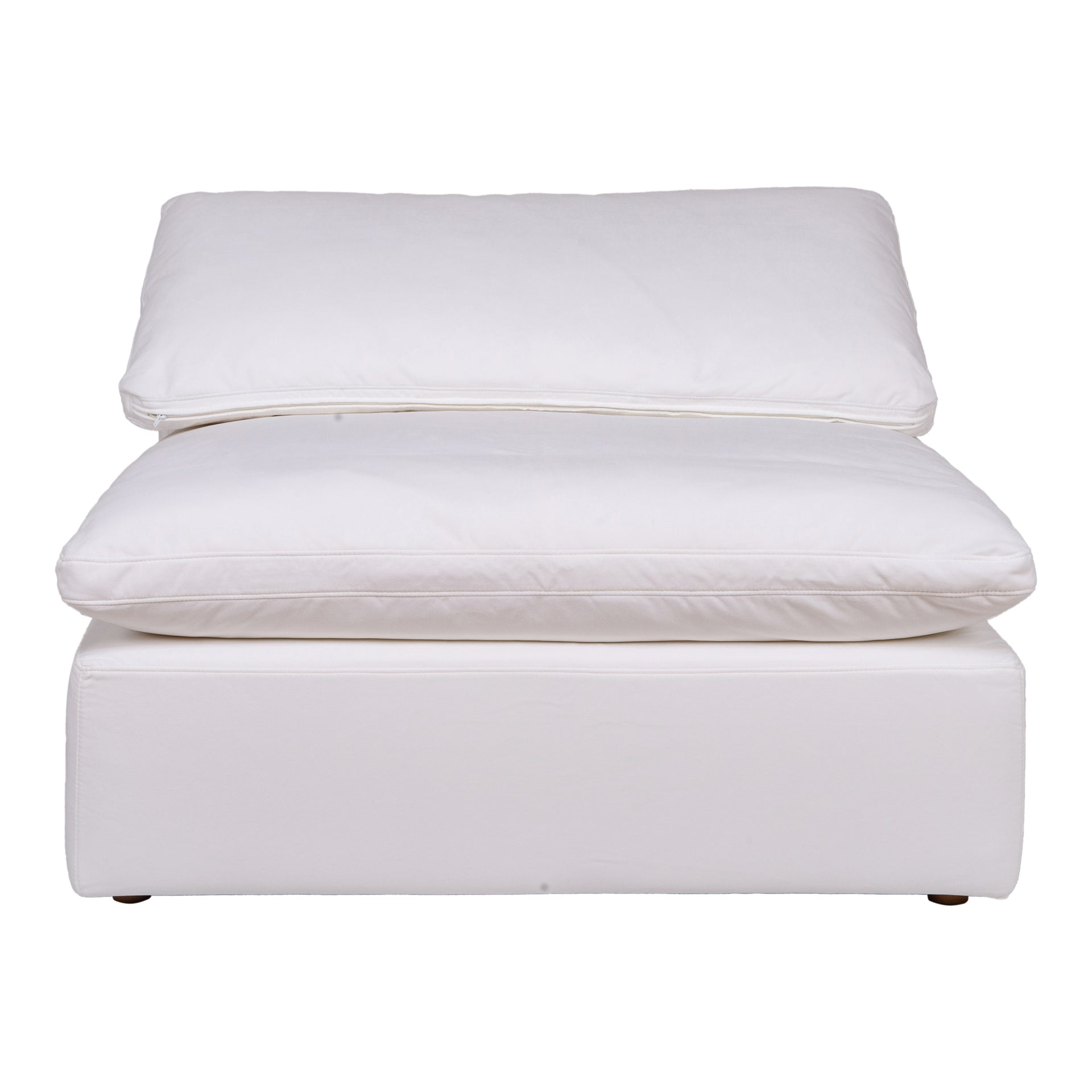 Rigel Slipper Chair, Stain-Resistant LiveSmart Fabric, White