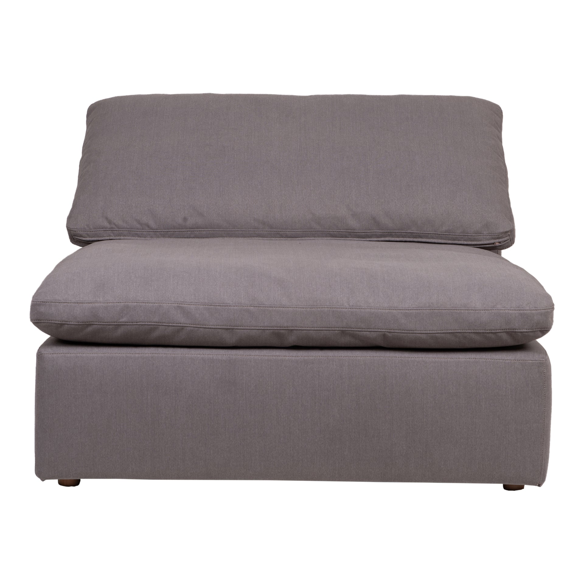 Rigel Slipper Chair, Stain-Resistant LiveSmart Fabric, Light Grey