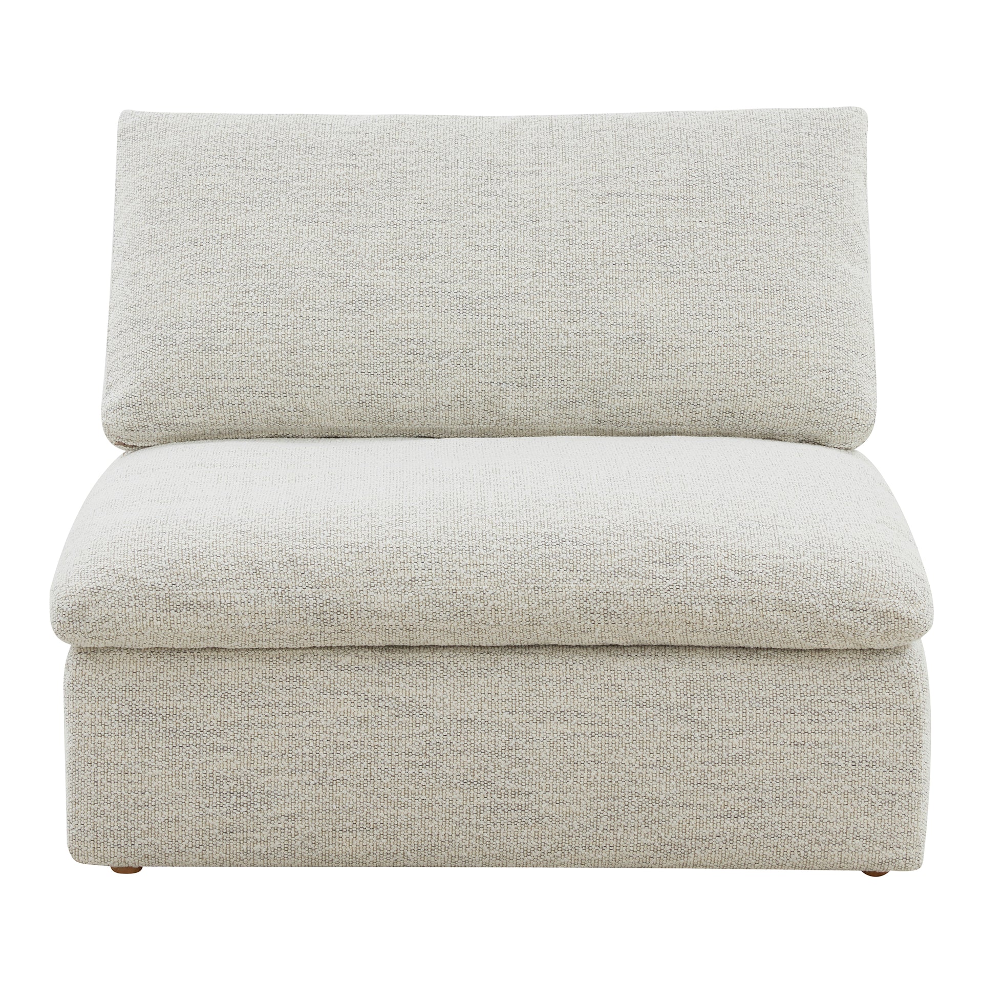 Rigel Slipper Chair, Stain-Resistant NeverFear Fabric, Coastside Sand